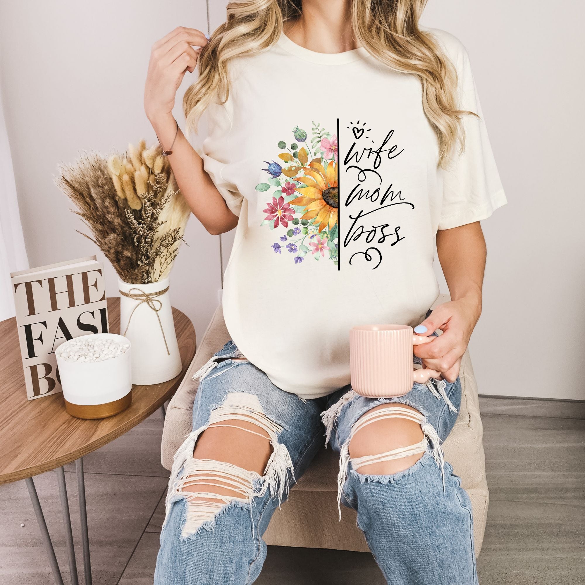 Mothers Day Tee - Wife, Mom Boss Shirt