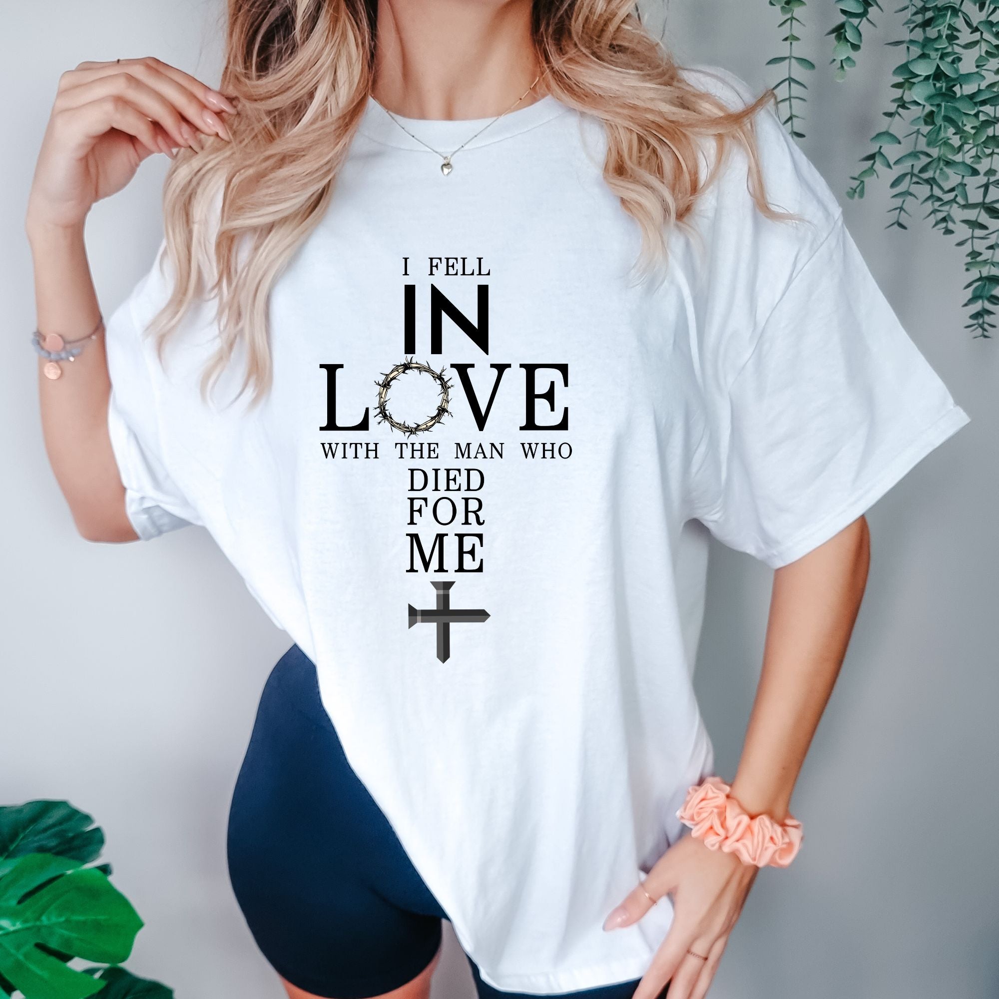 I Fell In Love With The Man Who Died For Me T-shirt