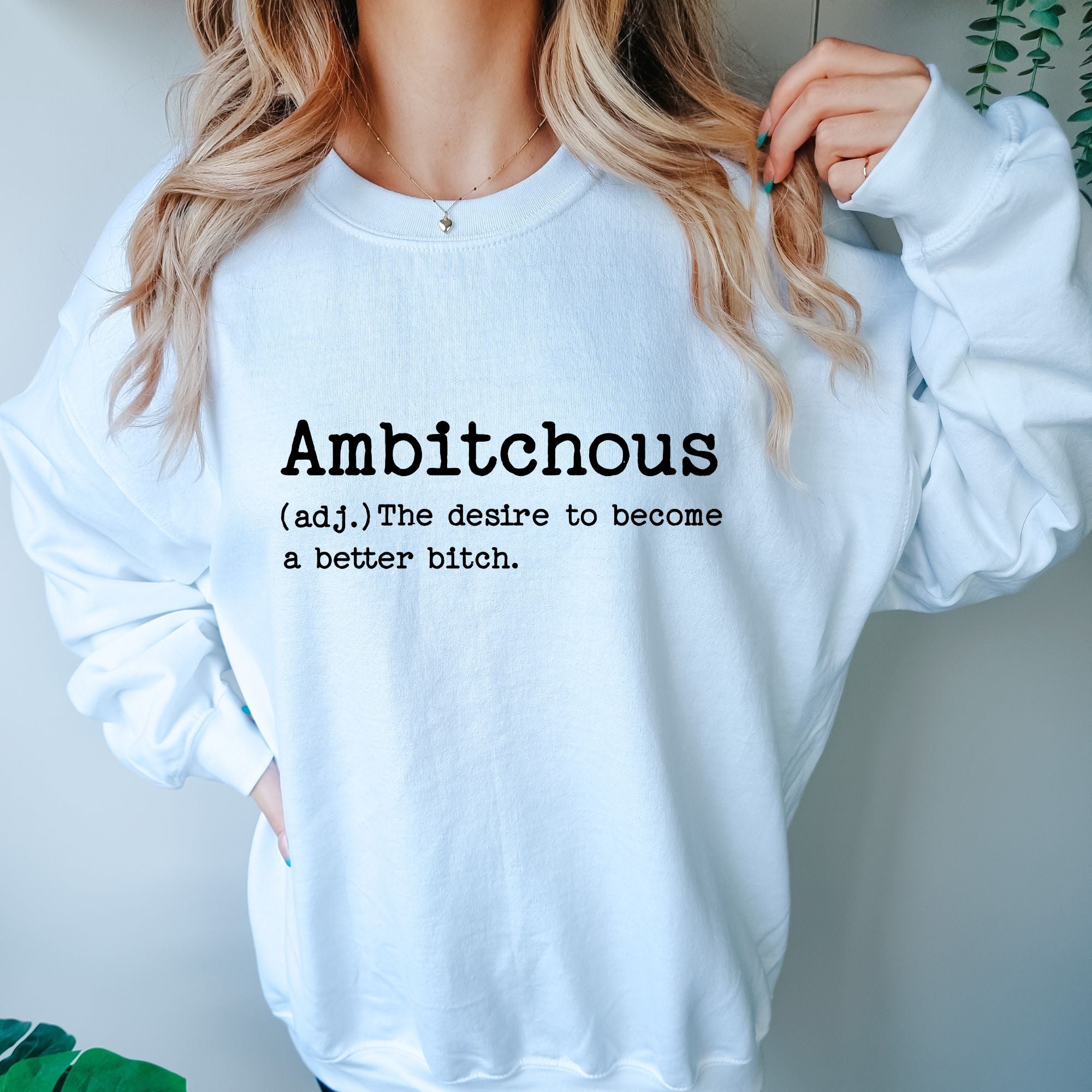 Ambitchous Sweatshirt - Funny Women Tee