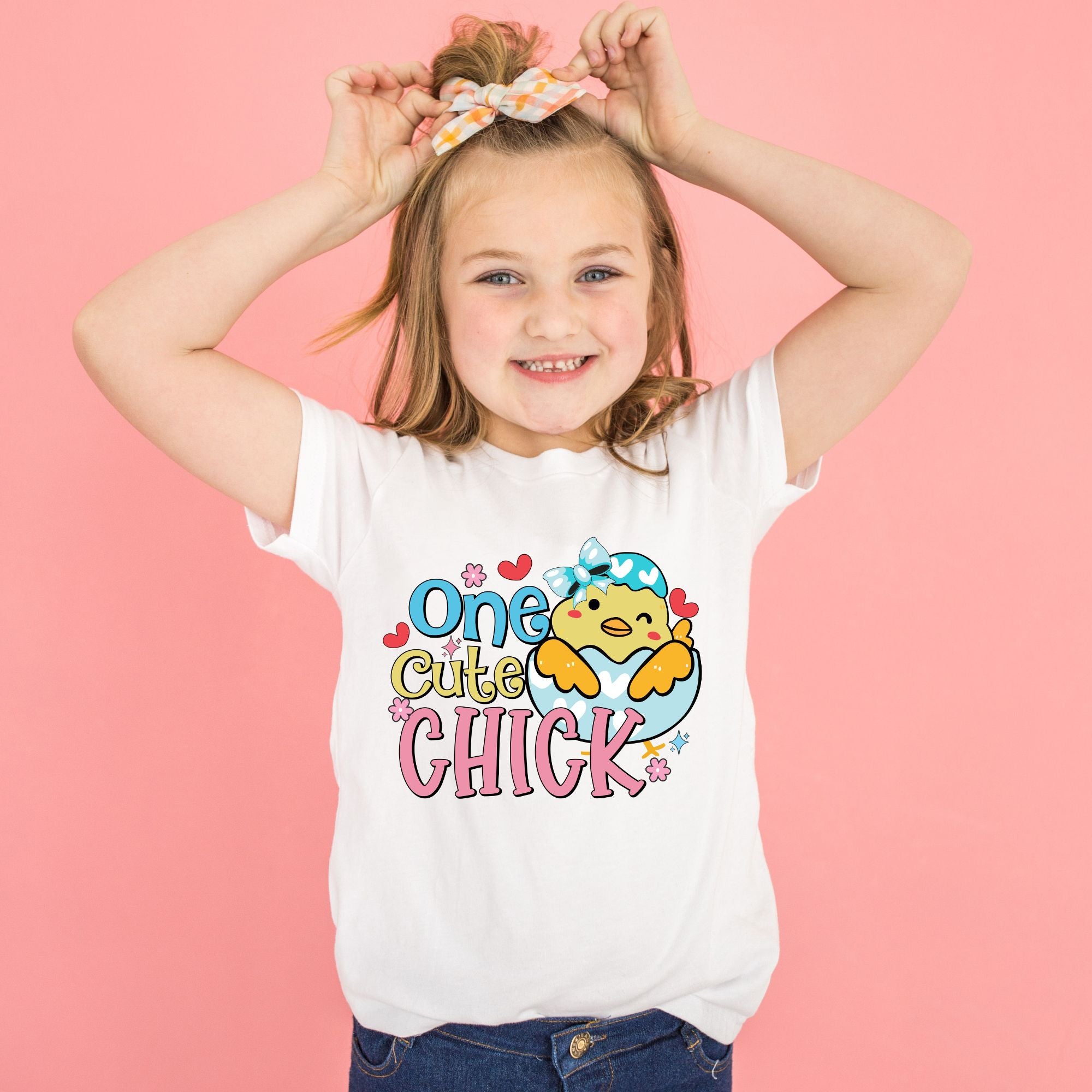 One Cute Chick Tee - Little Girl's T-Shirt