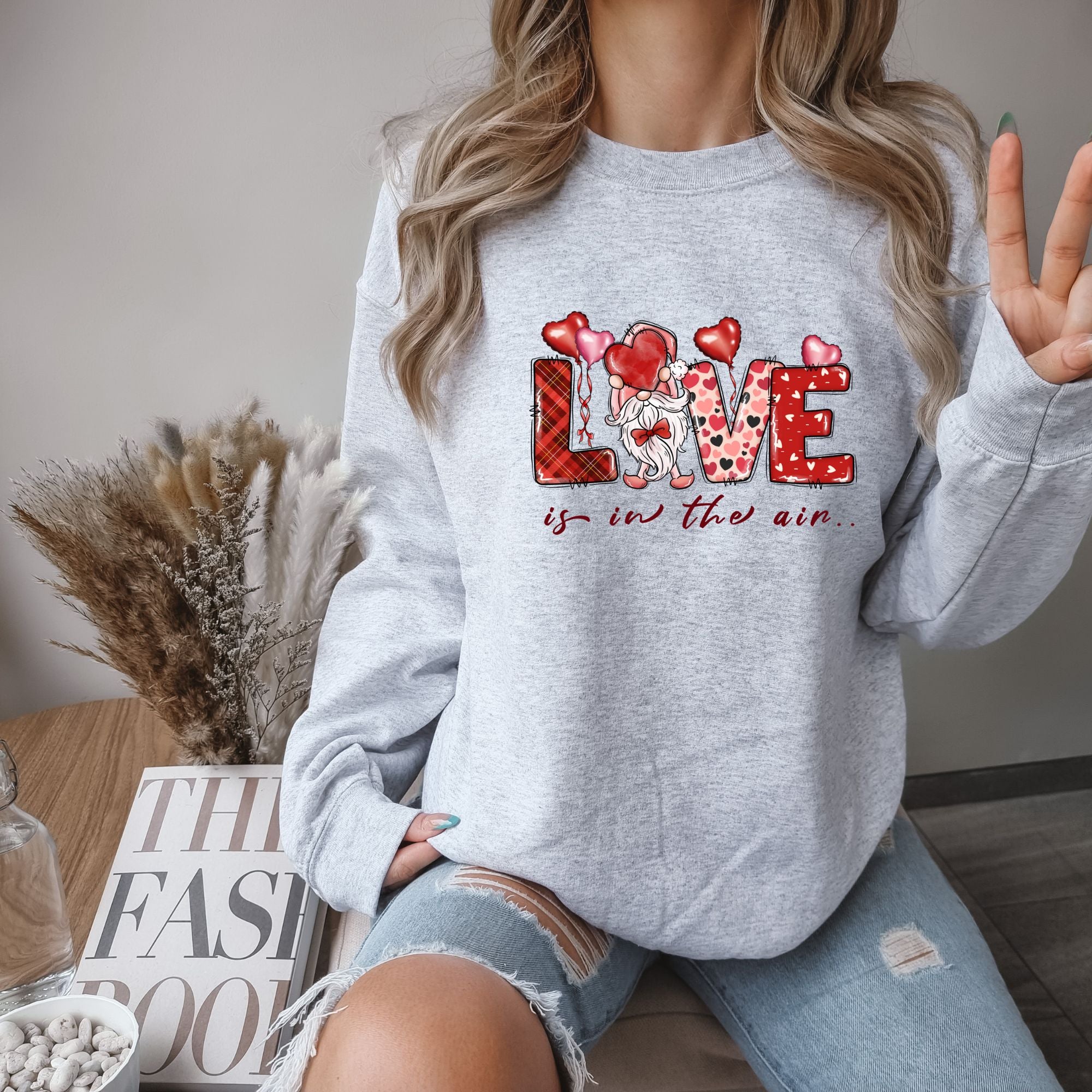 Love Is In The Air Sweatshirt - Valentine's Day