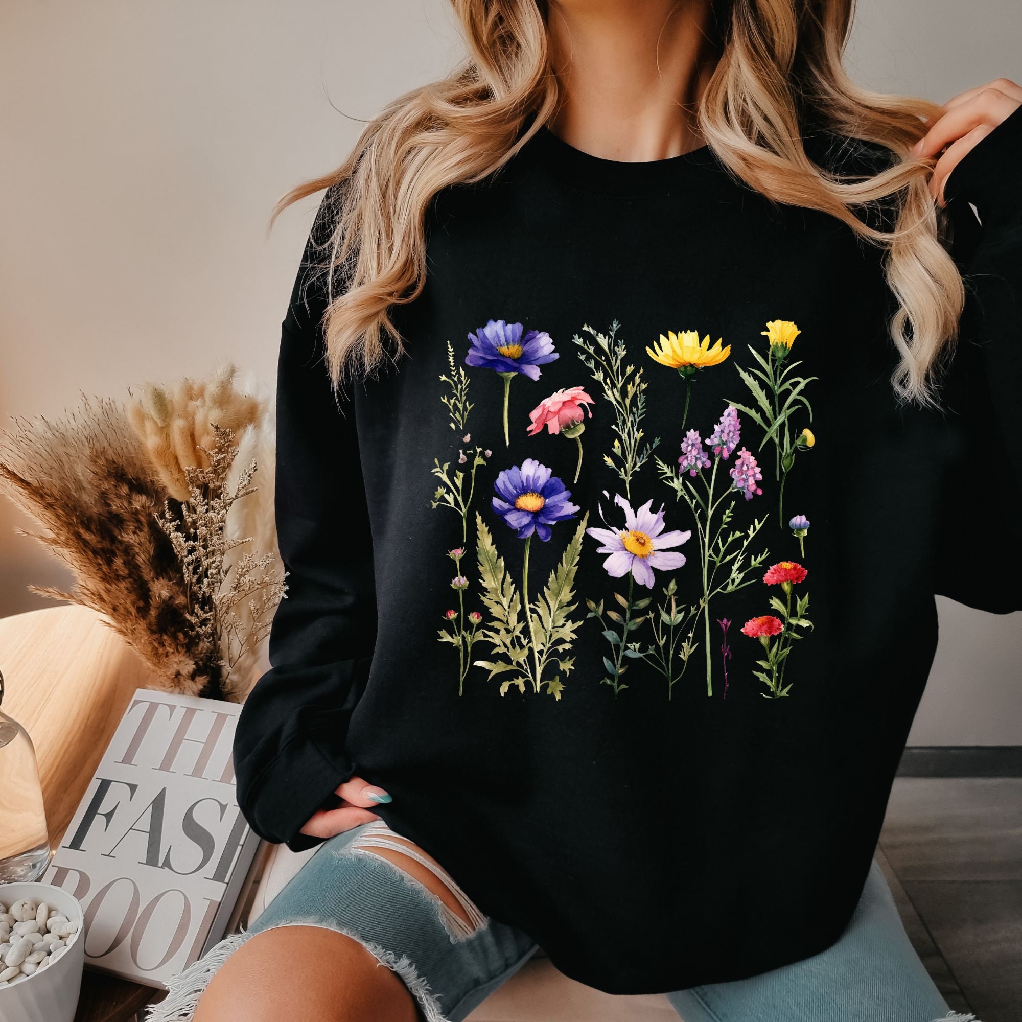 Wildflowers Crewneck Sweatshirt - 6 Colors