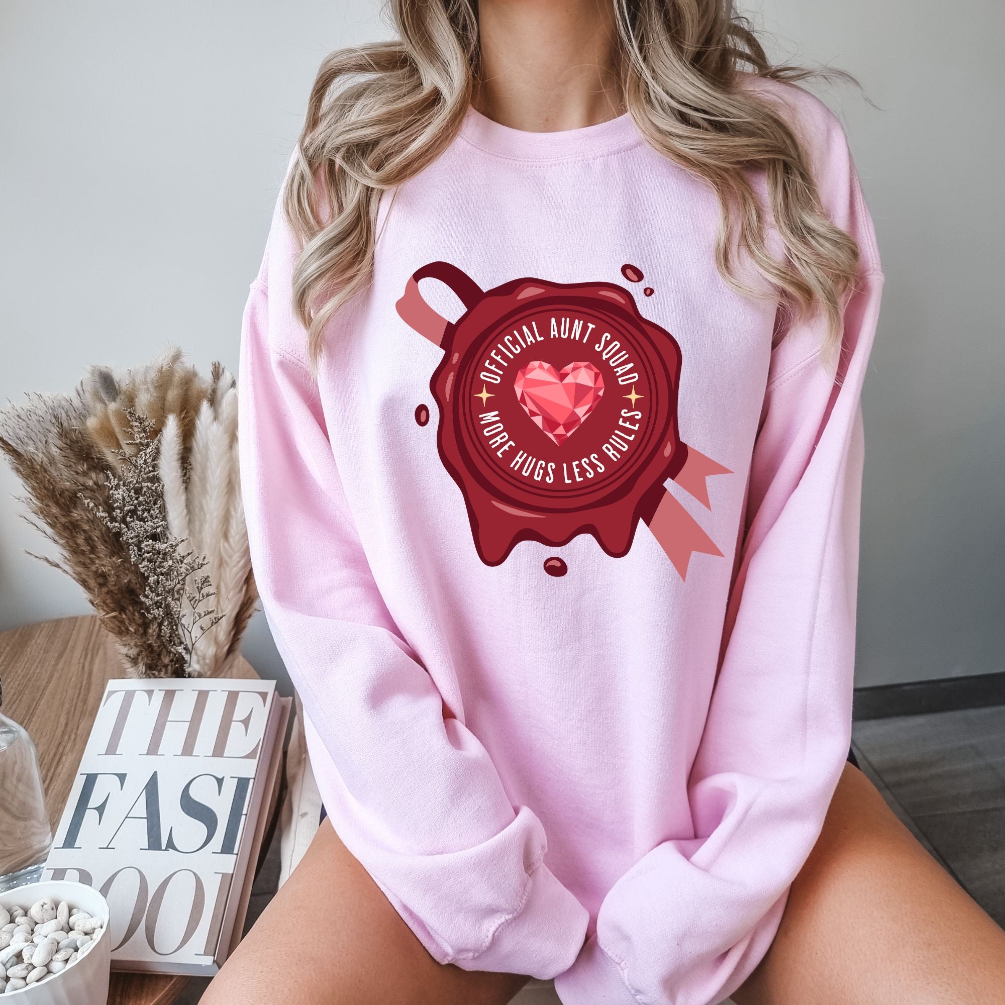 Official Aunt Squad Sweatshirt - More Hugs Less Rules