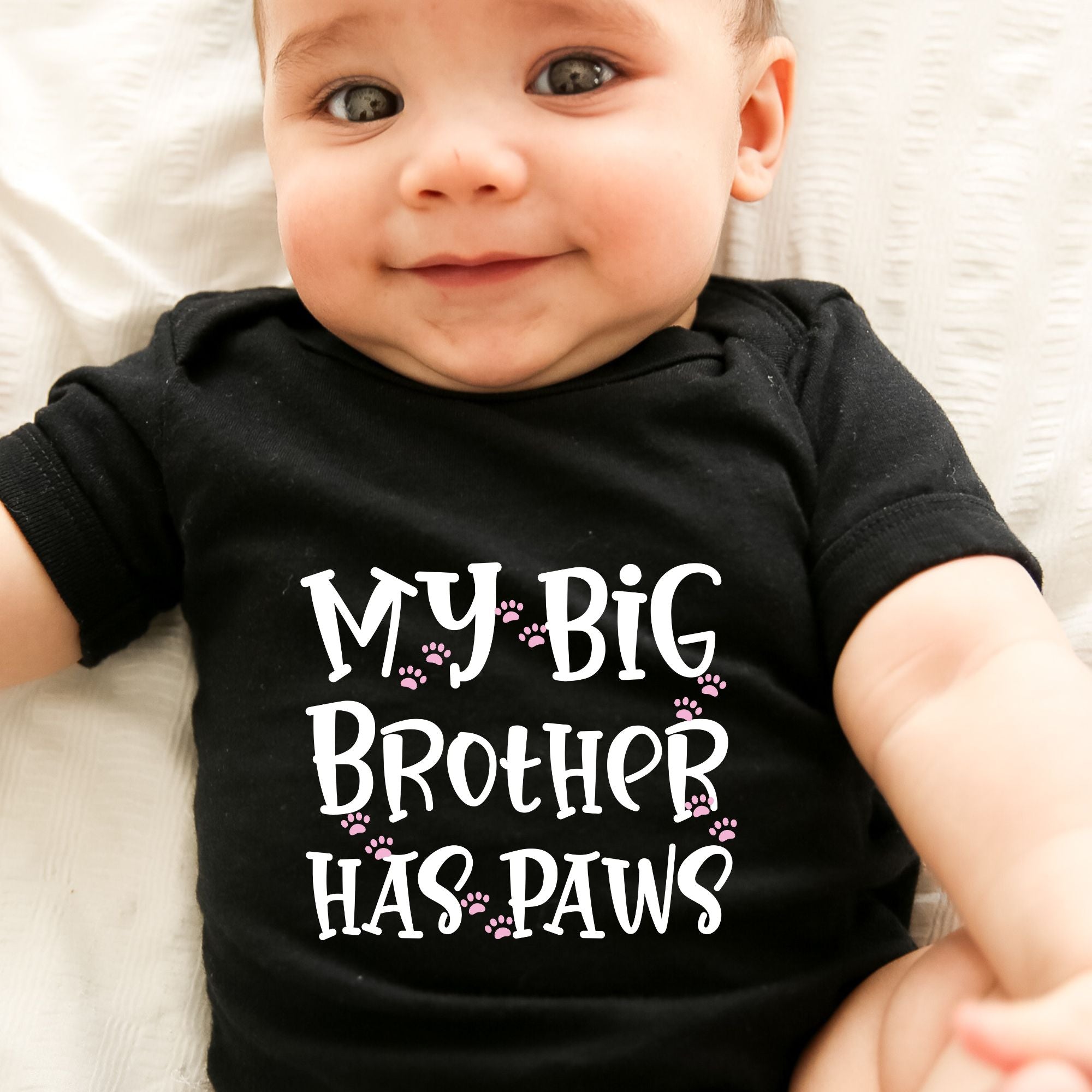 My Big Brother Has Paws - Infant Fine Jersey Bodysuit