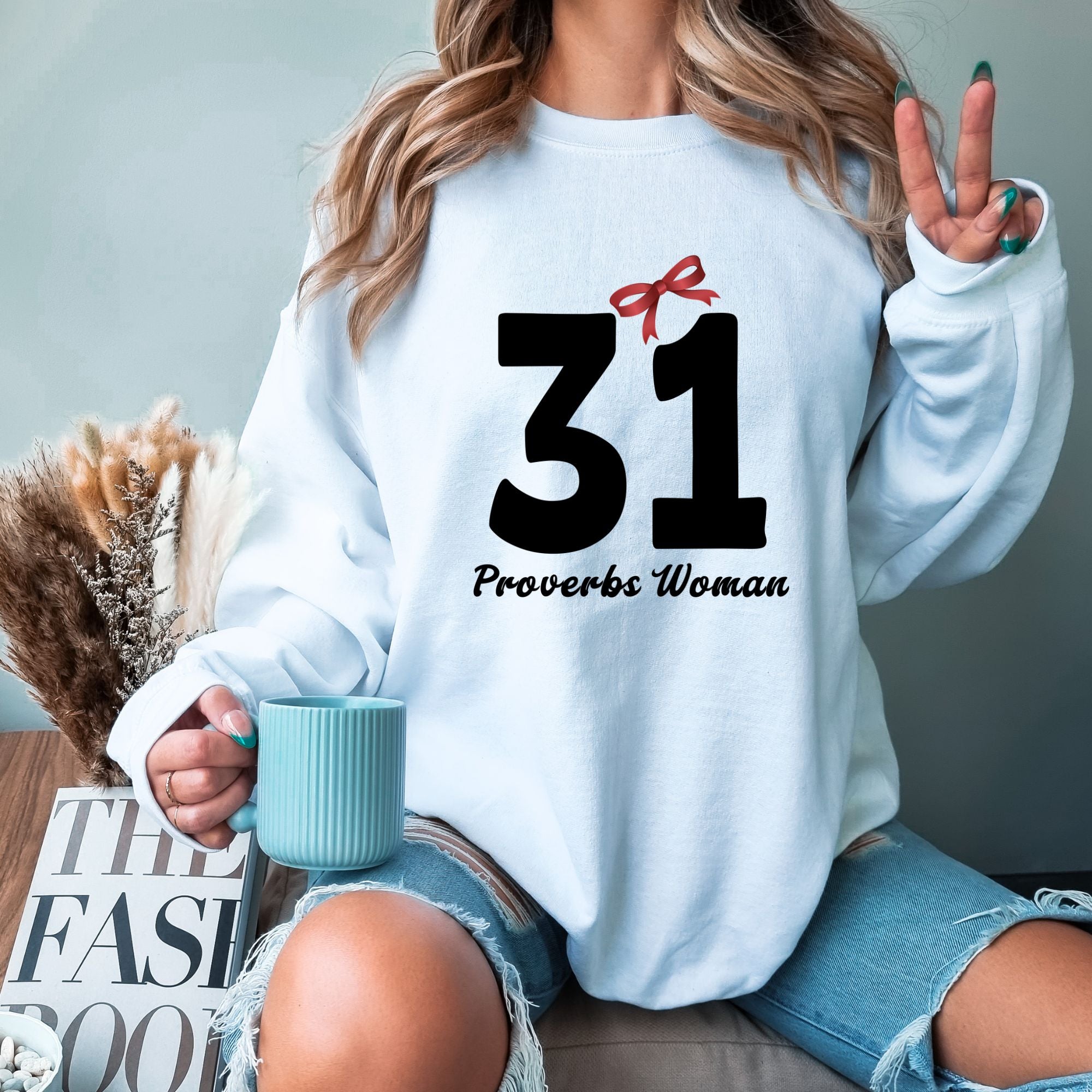 31 Proverbs Bow Sweatshirt - Christian Sweatshirt