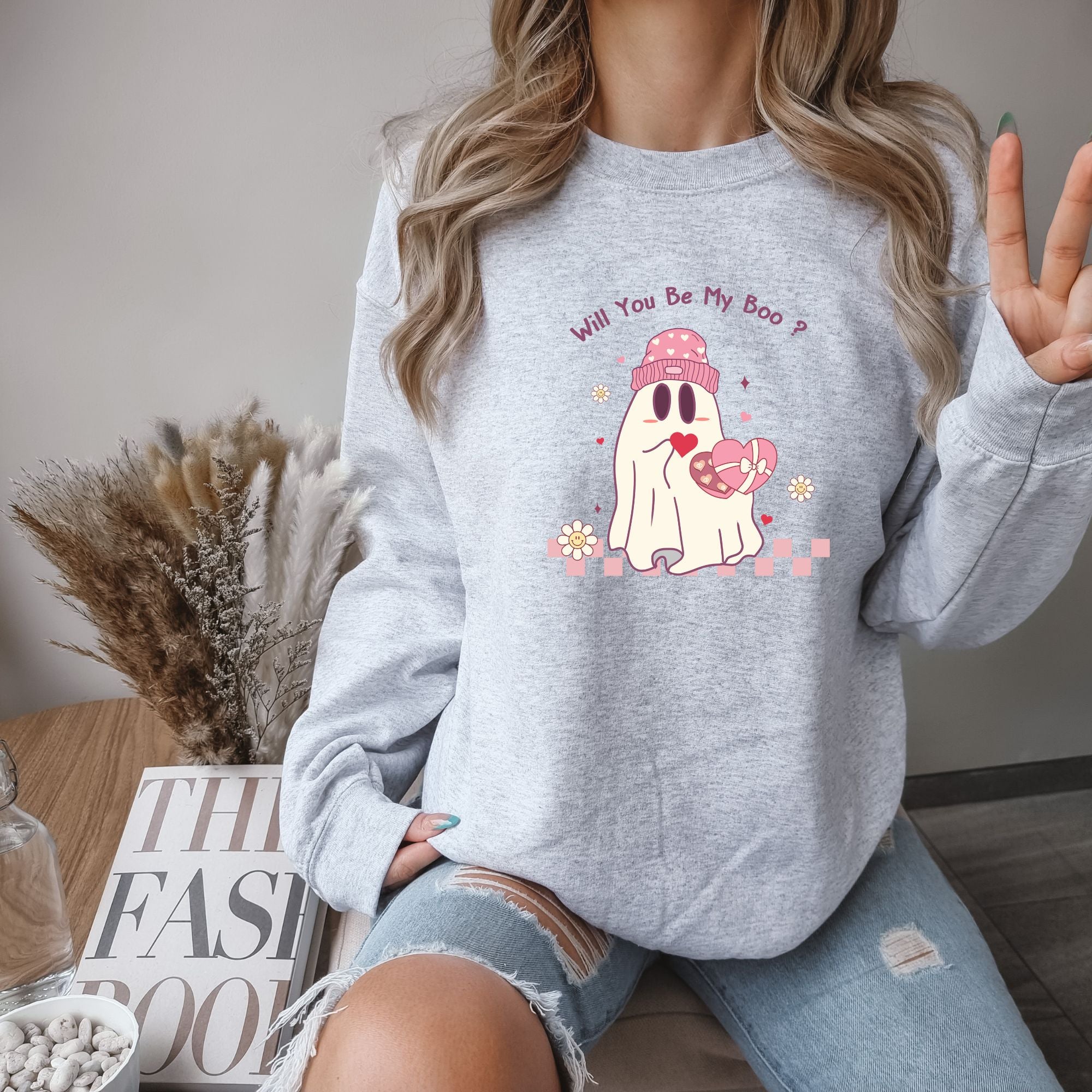 Be My Boo Sweatshirt - Valentine Day