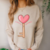 Valentine's Day Sweatshirt - You're My Missing Key