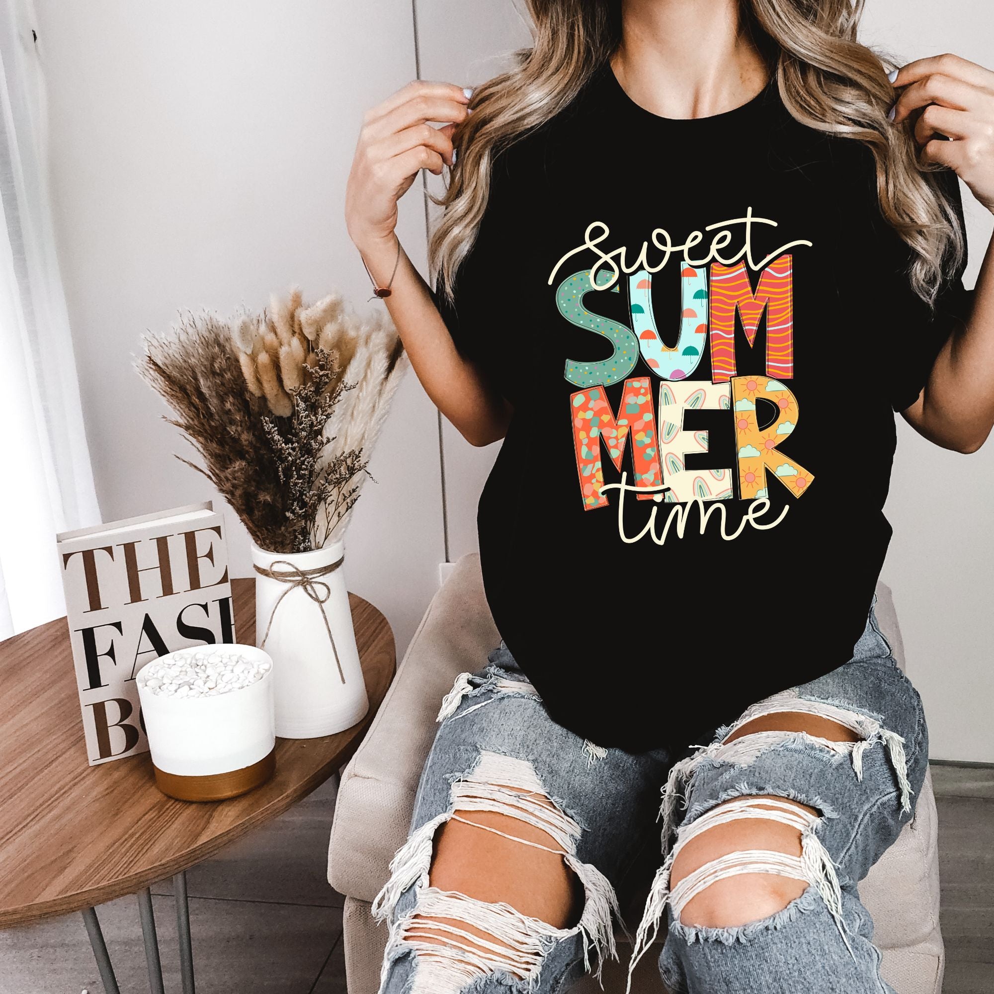 Summer Shirt - Happy Summer Vibrant Tee