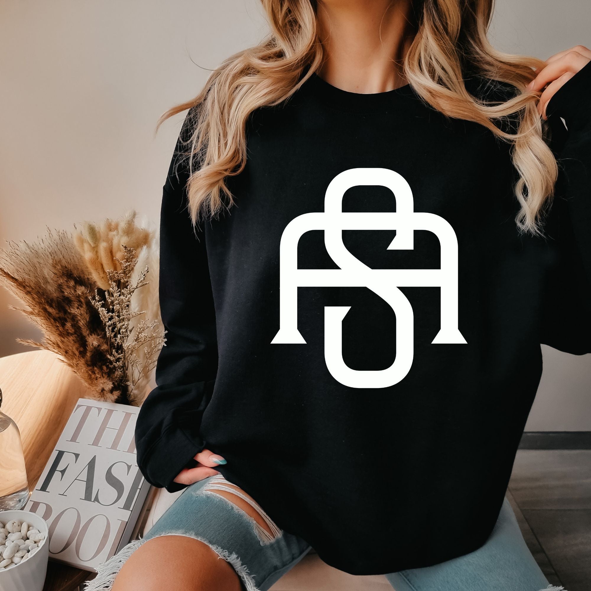 Personalized Name Initials - Monogram Sweatshirt