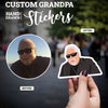 Custom Grandpa Photo Stickers