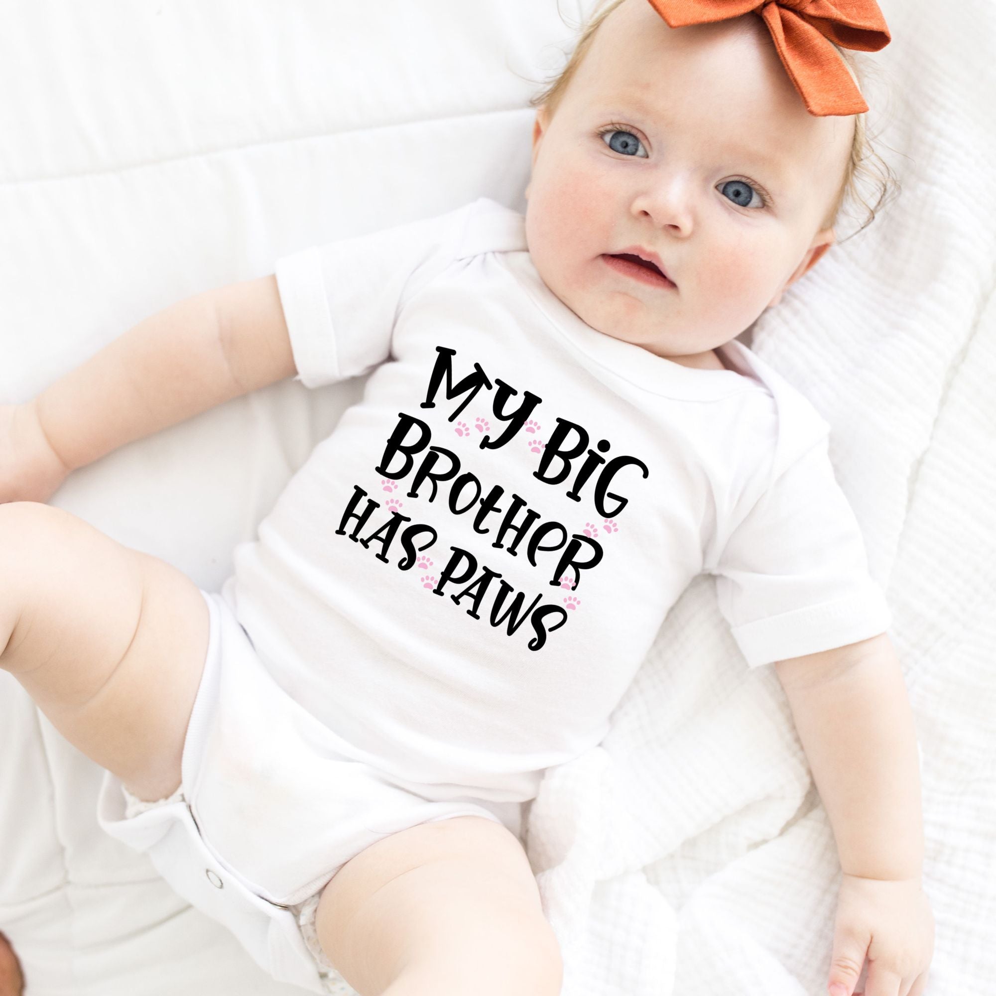 My Big Brother Has Paws - Infant Fine Jersey Bodysuit