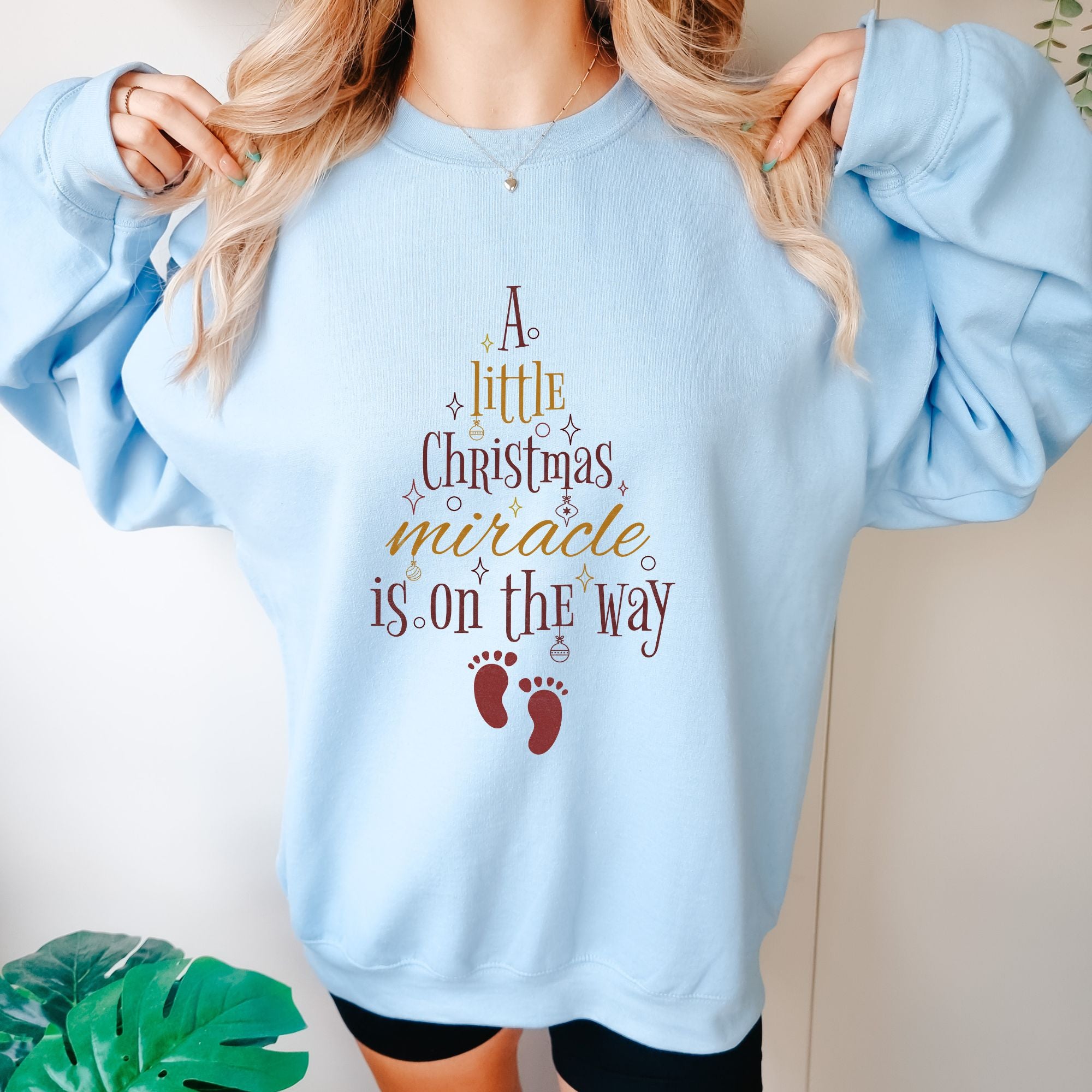 Christmas Pregnancy Announcement Sweatshirt