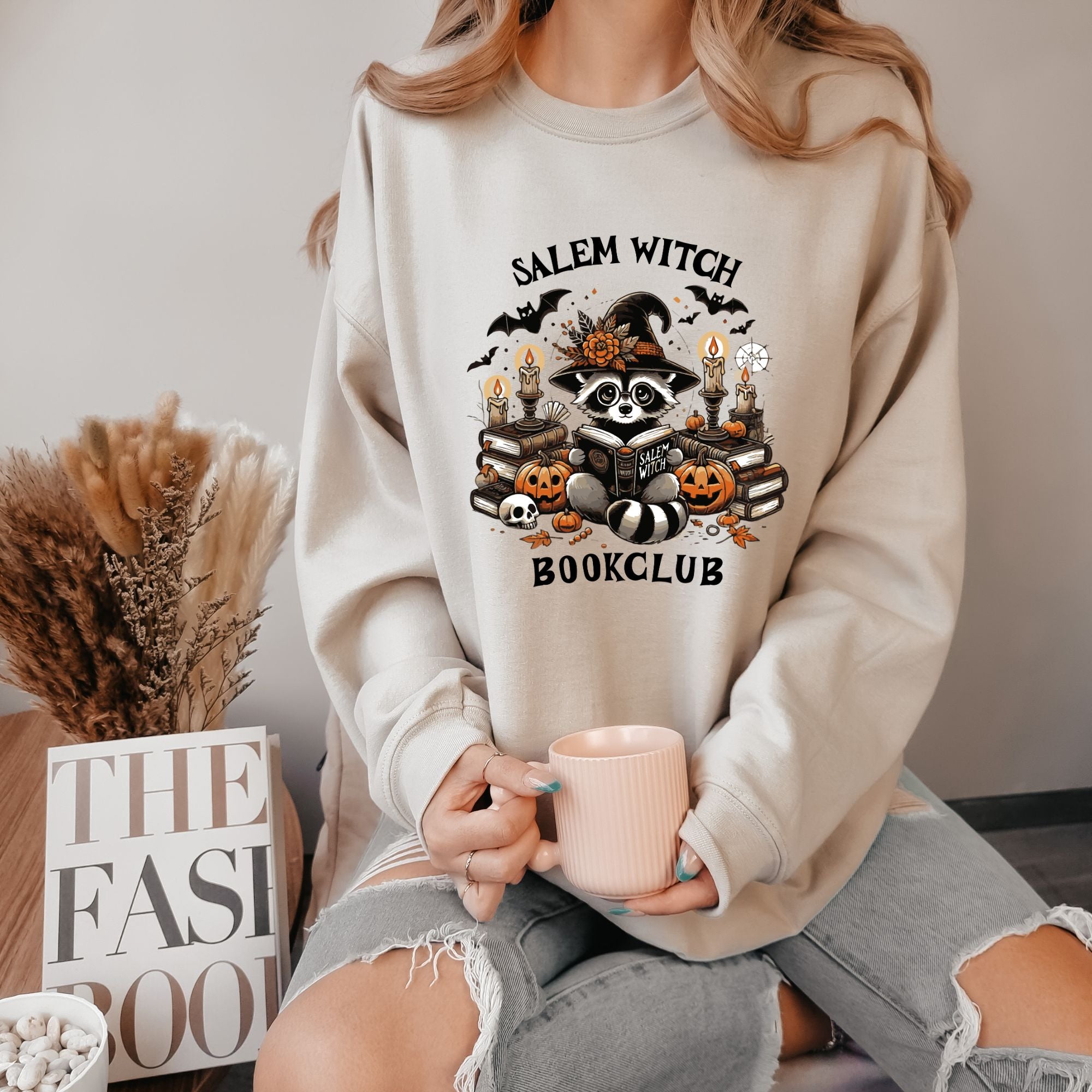 Salem Witch Book Club Sweatshirt - Halloween Book Lover Gift