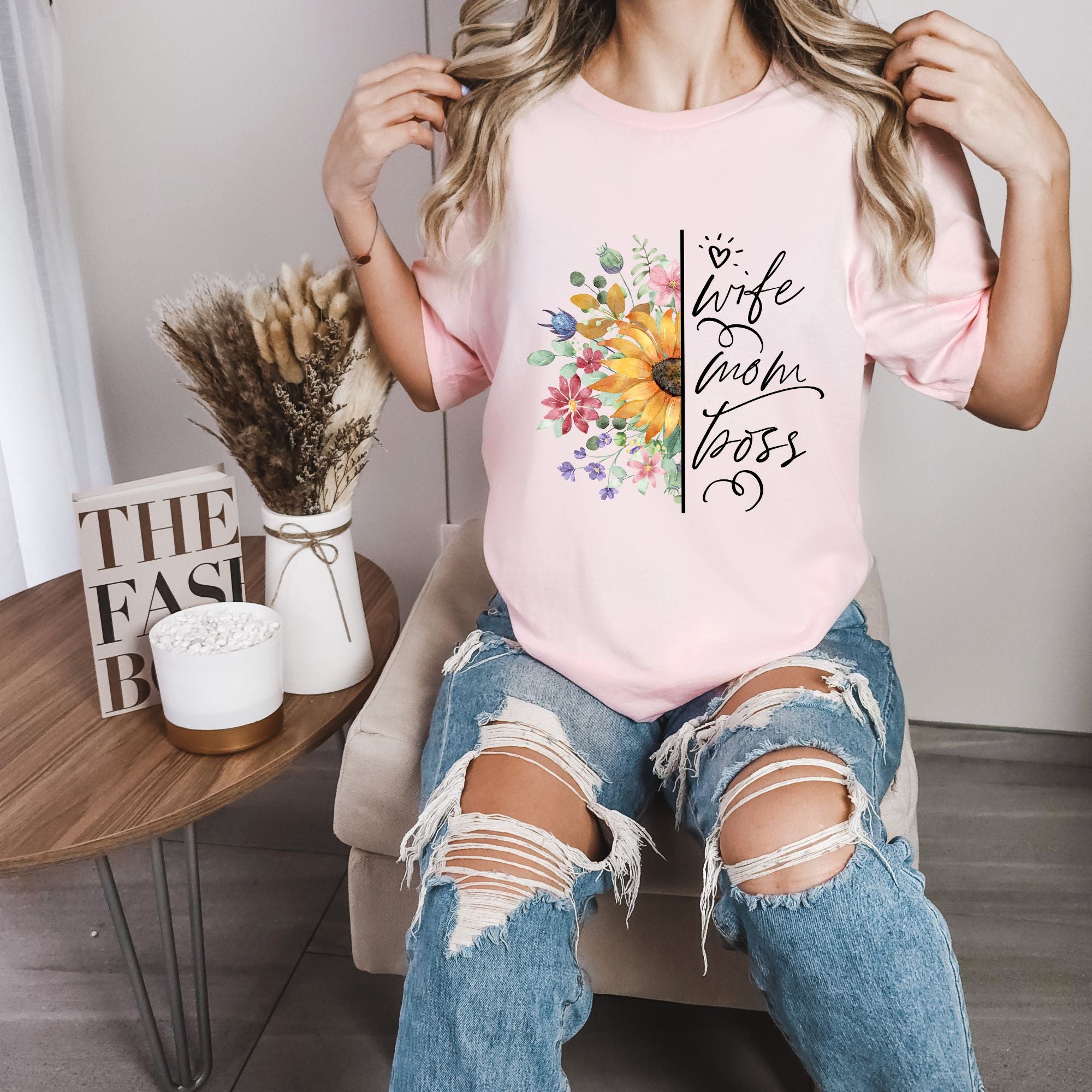 Mothers Day Tee - Wife, Mom Boss Shirt