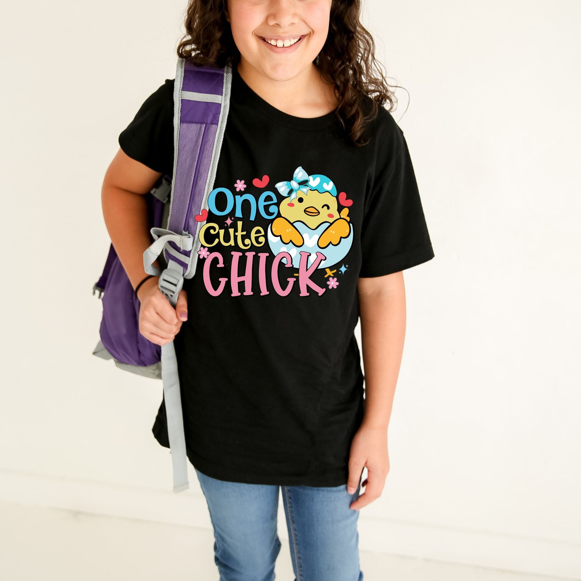 One Cute Chick Tee - Little Girl's T-Shirt