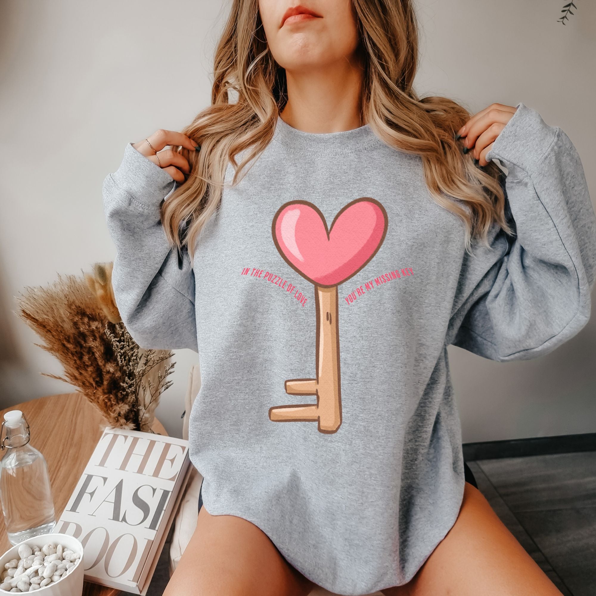 Valentine's Day Sweatshirt - You're My Missing Key