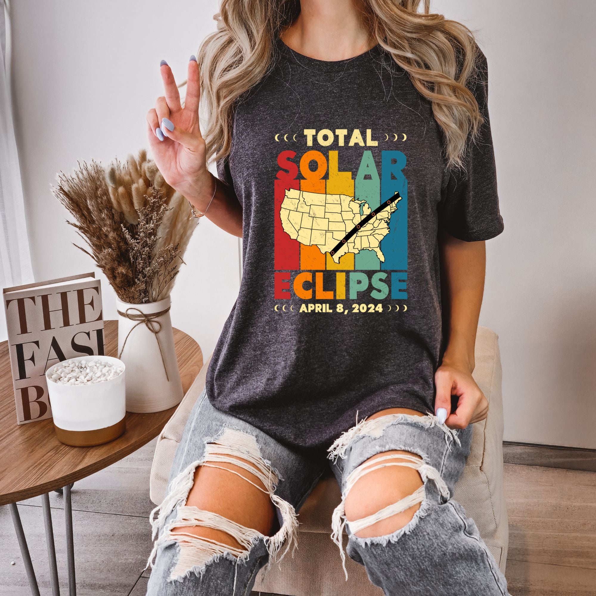 Total Solar Eclipse 8th April 2024 - USA Tee