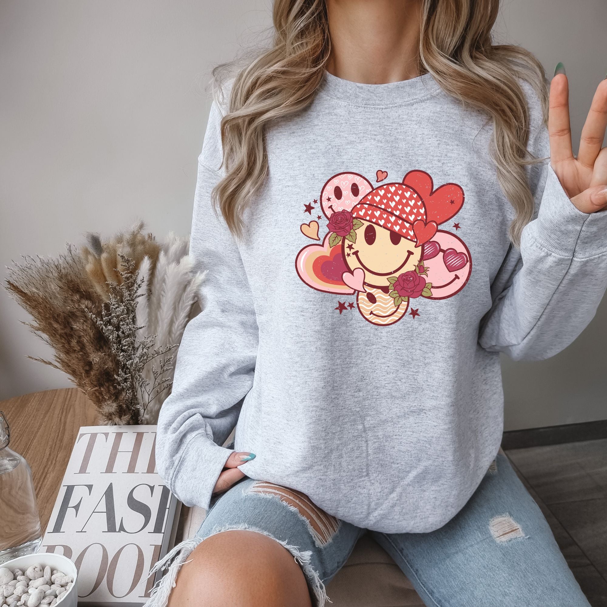 Valentine Smile Sweatshirt