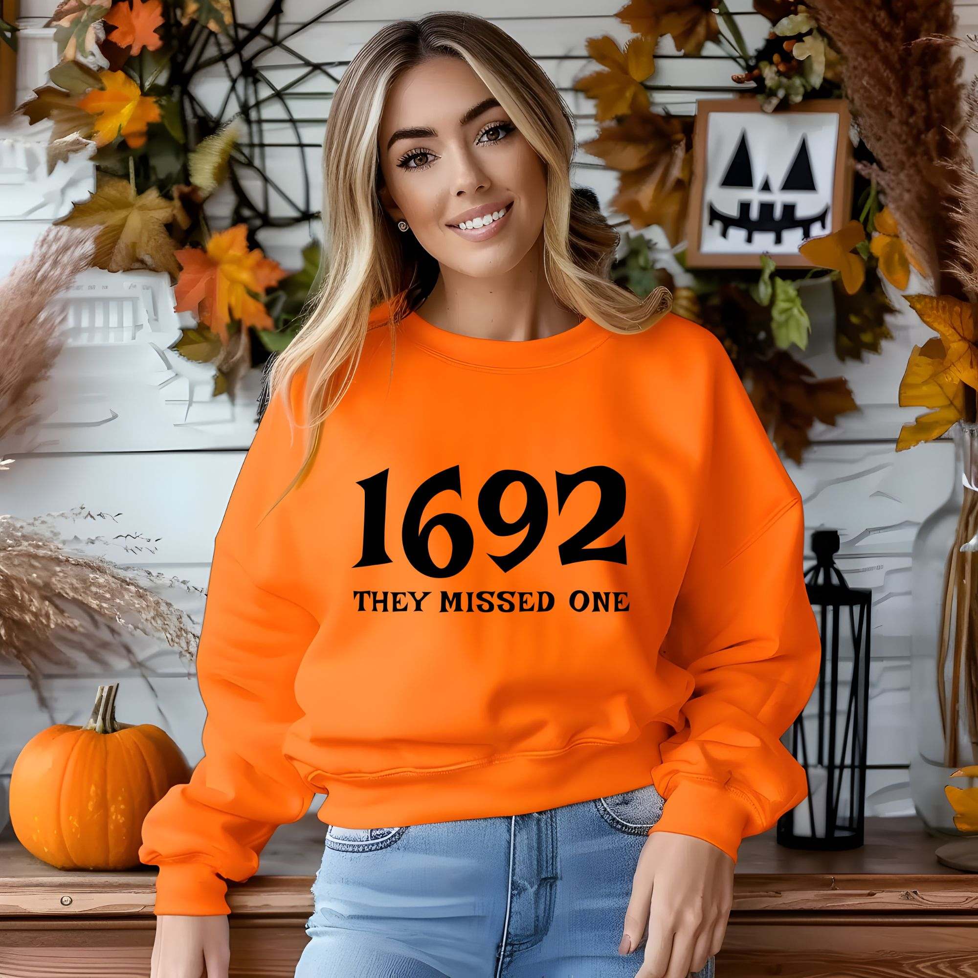 1692 They Missed One Sweatshirt - Orange