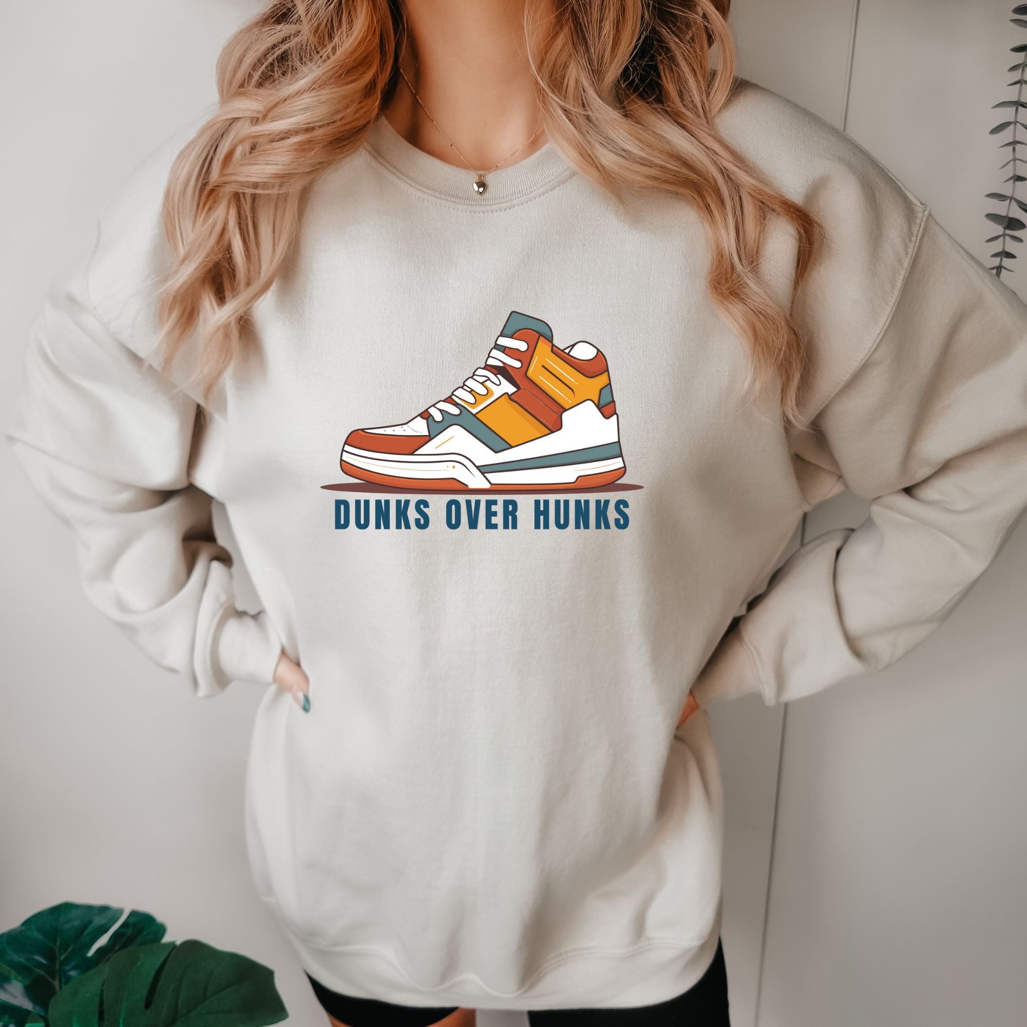 Dunks Over Hunks Sweatshirt - Valentine's Day