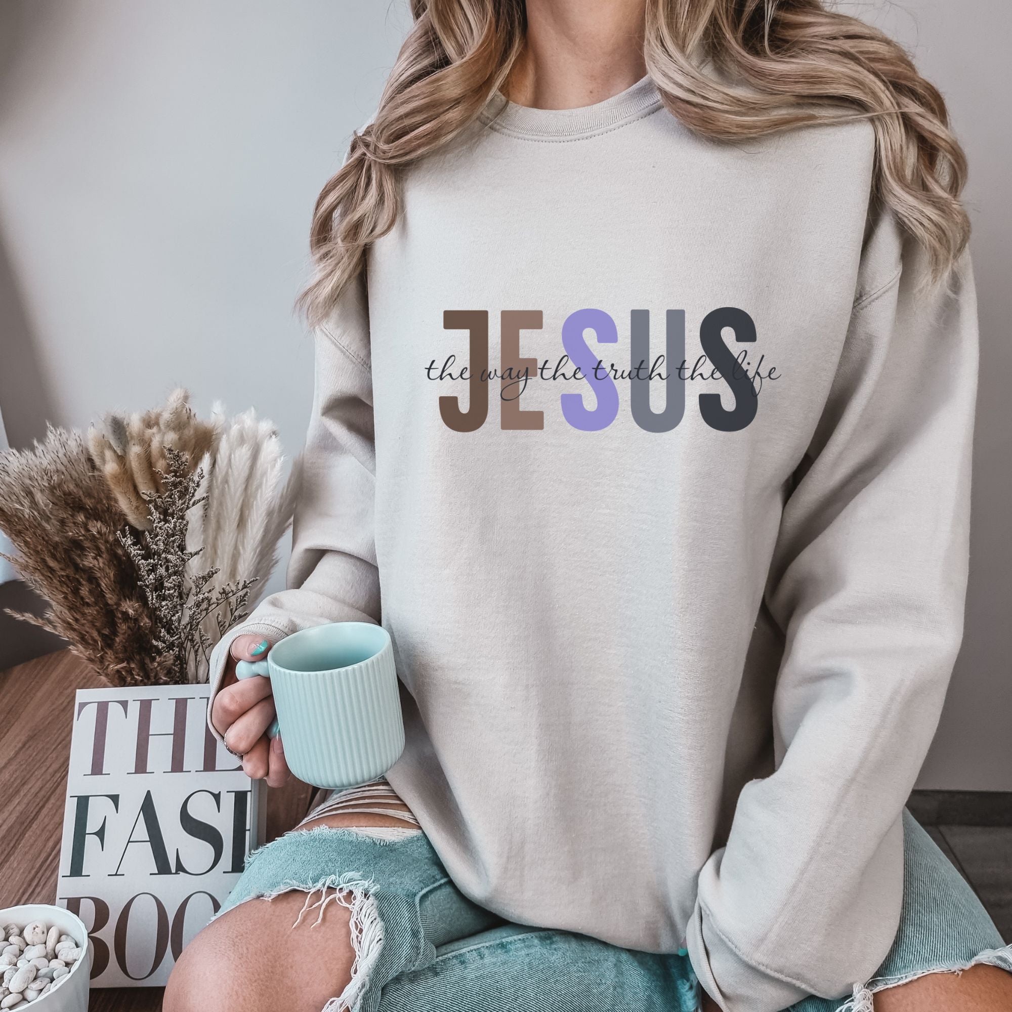 Jesus Sweatshirt - The Way The Truth The Life