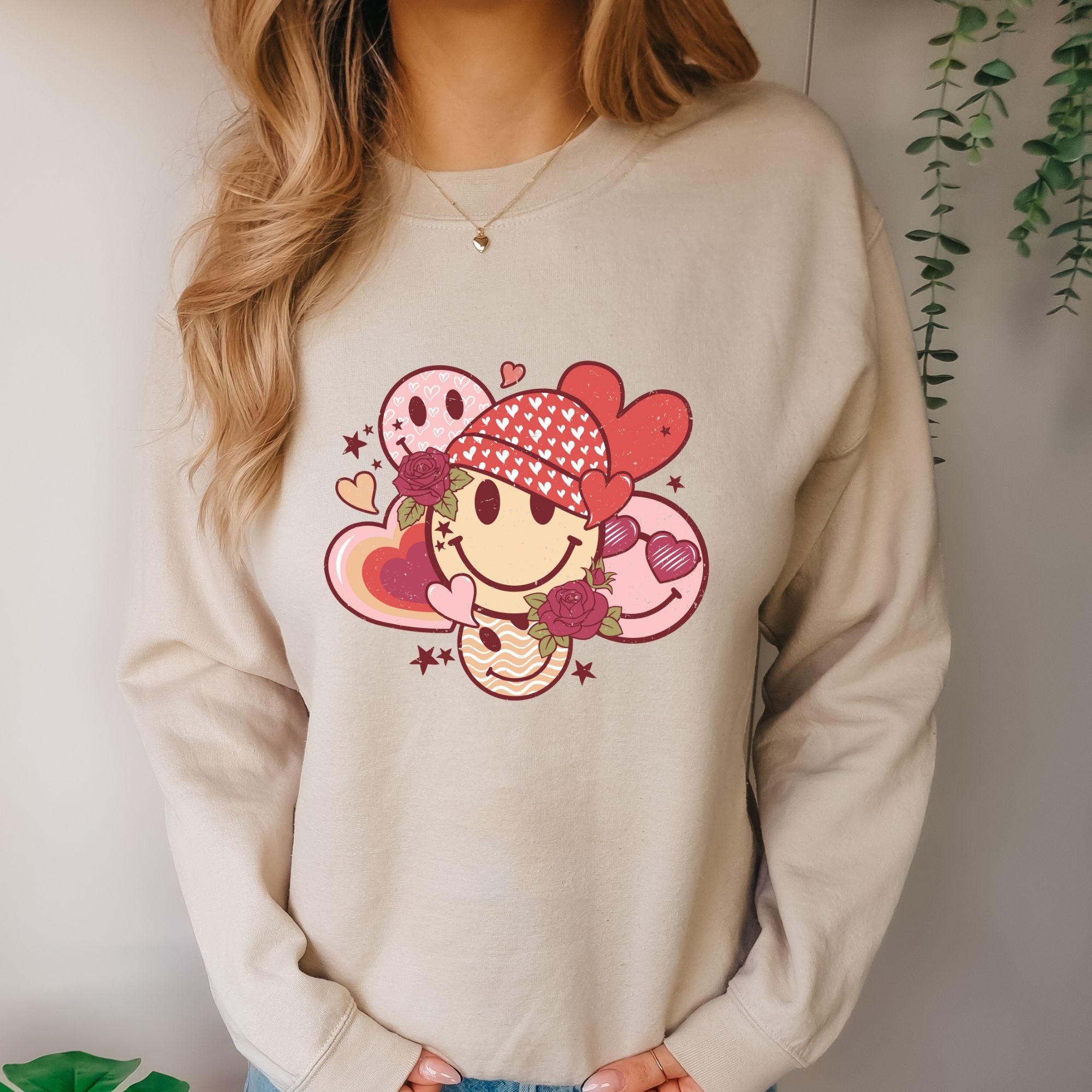 Valentine Smile Sweatshirt