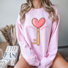 Valentine's Day Sweatshirt - You're My Missing Key