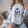 Marian Cross Sweatshirt - Ash Color