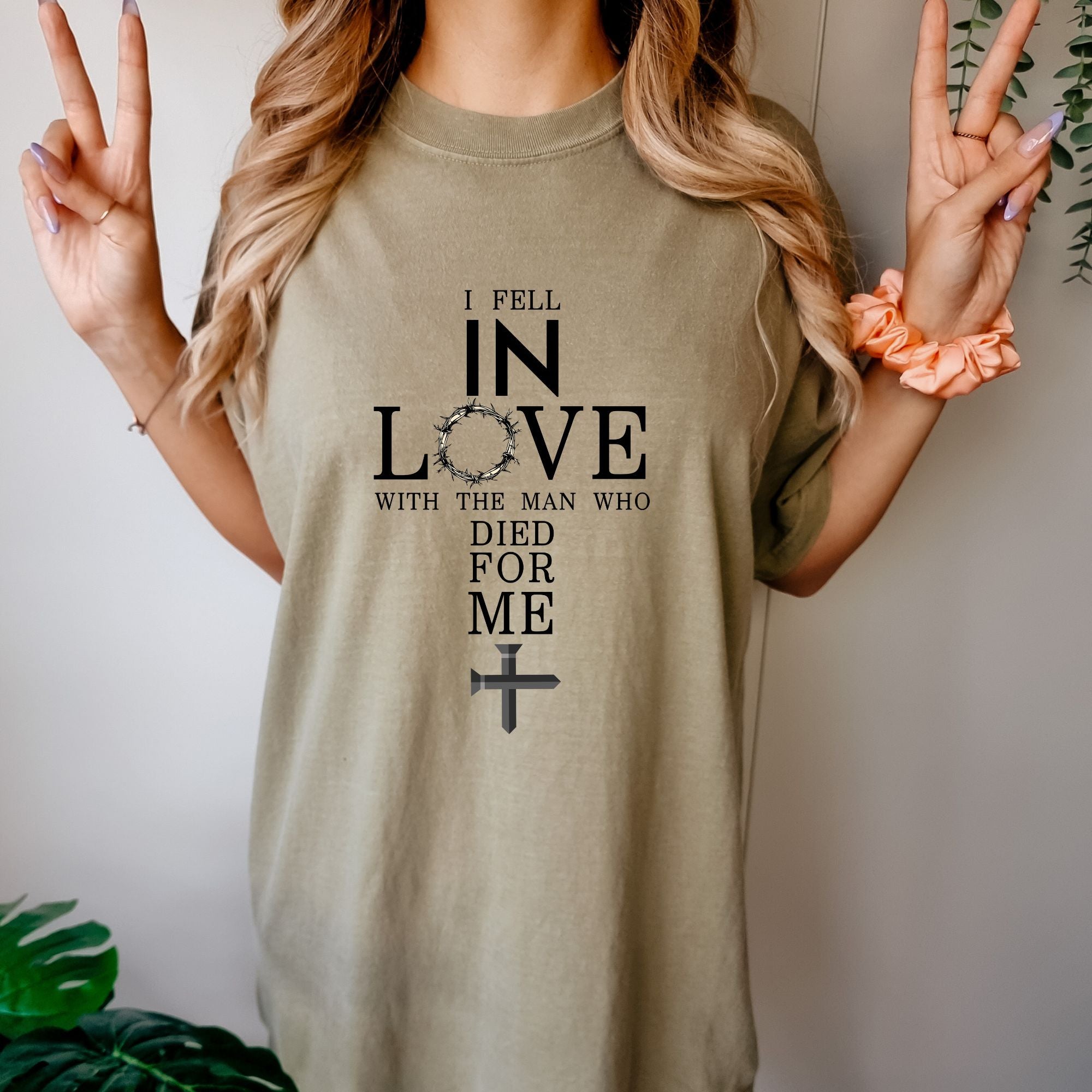 I Fell In Love With The Man Who Died For Me T-shirt