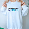 Personalized University Nursing Crewneck Sweatshirt