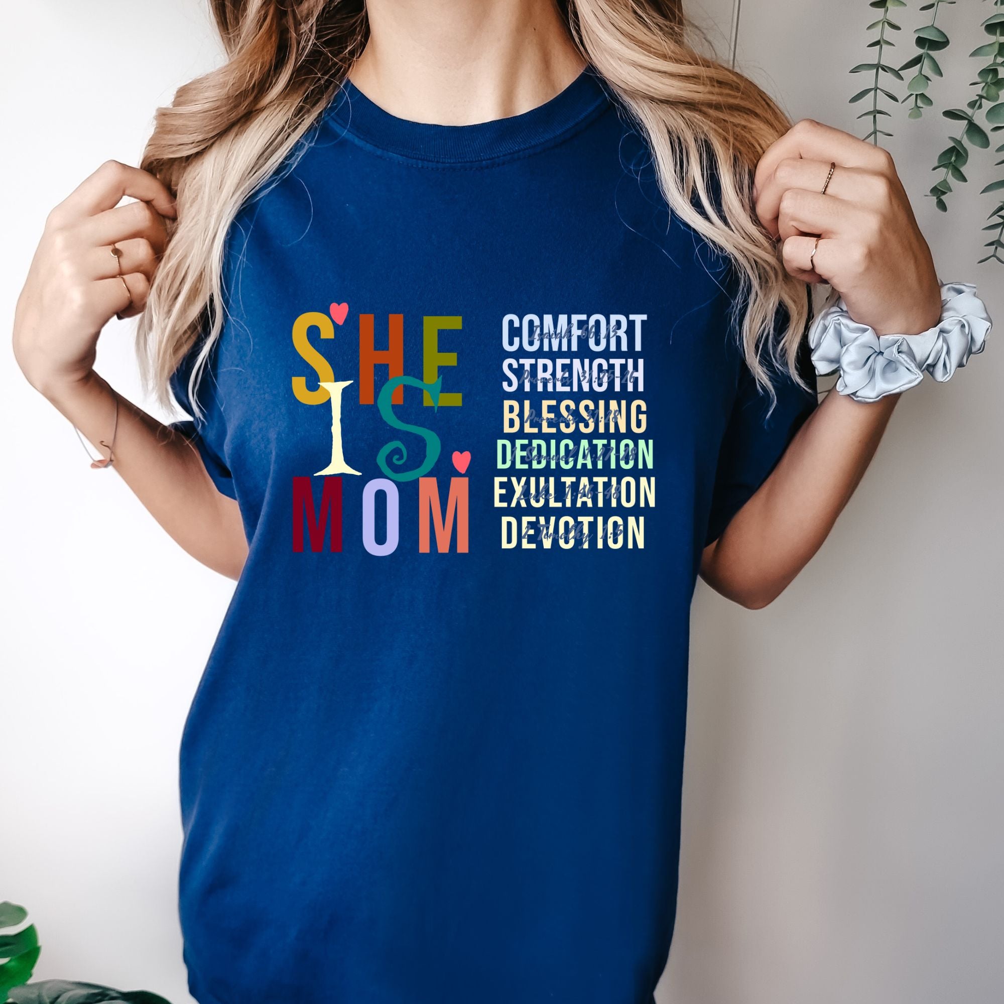 She Is Mom T-shirt - Christian Mom Tee