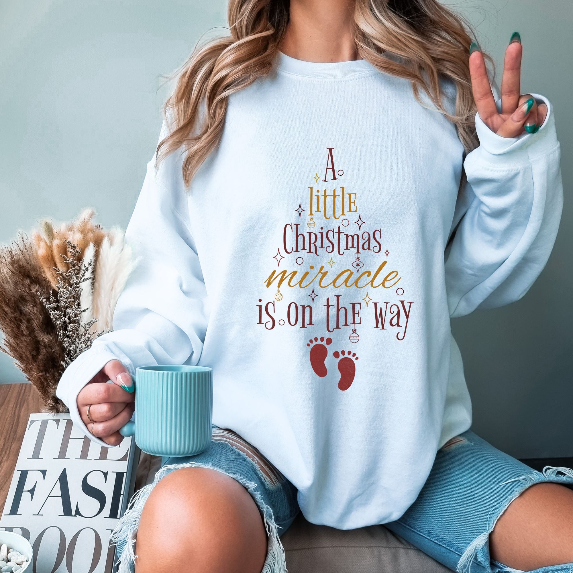 Christmas Pregnancy Announcement Sweatshirt