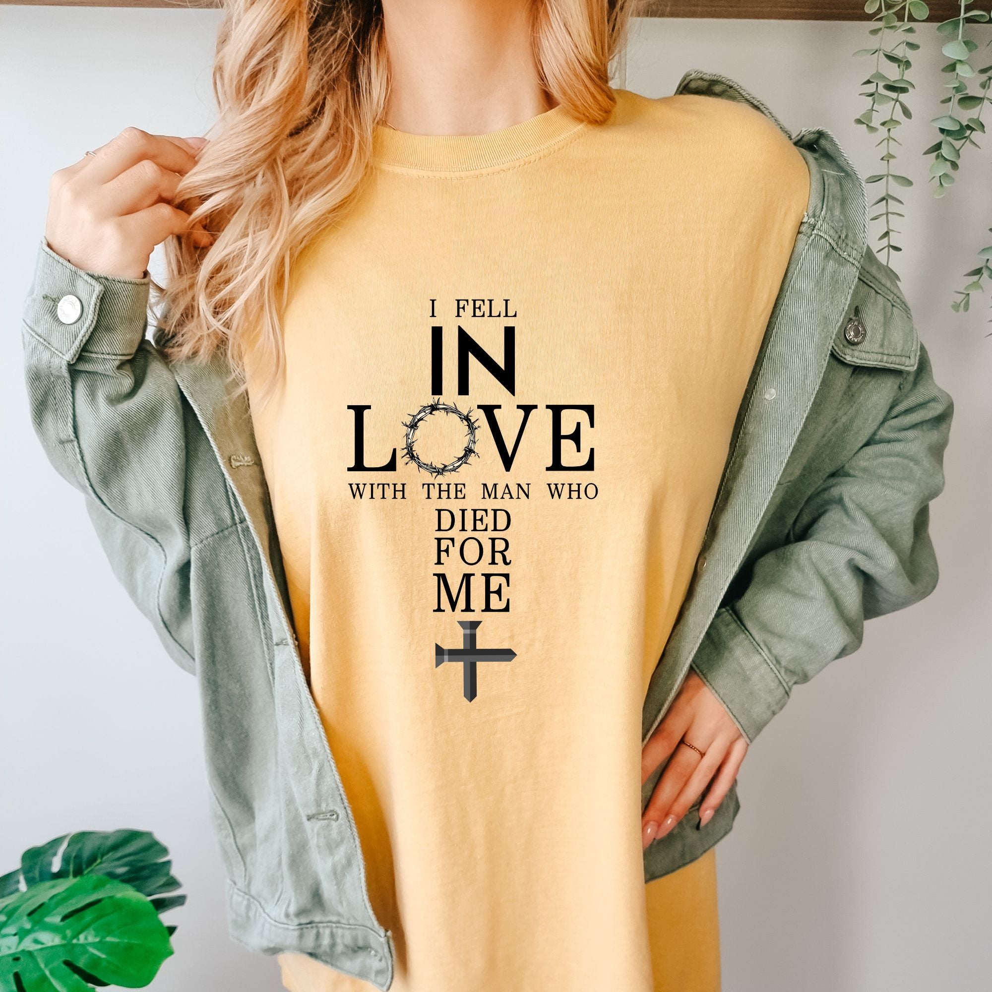 I Fell In Love With The Man Who Died For Me T-shirt