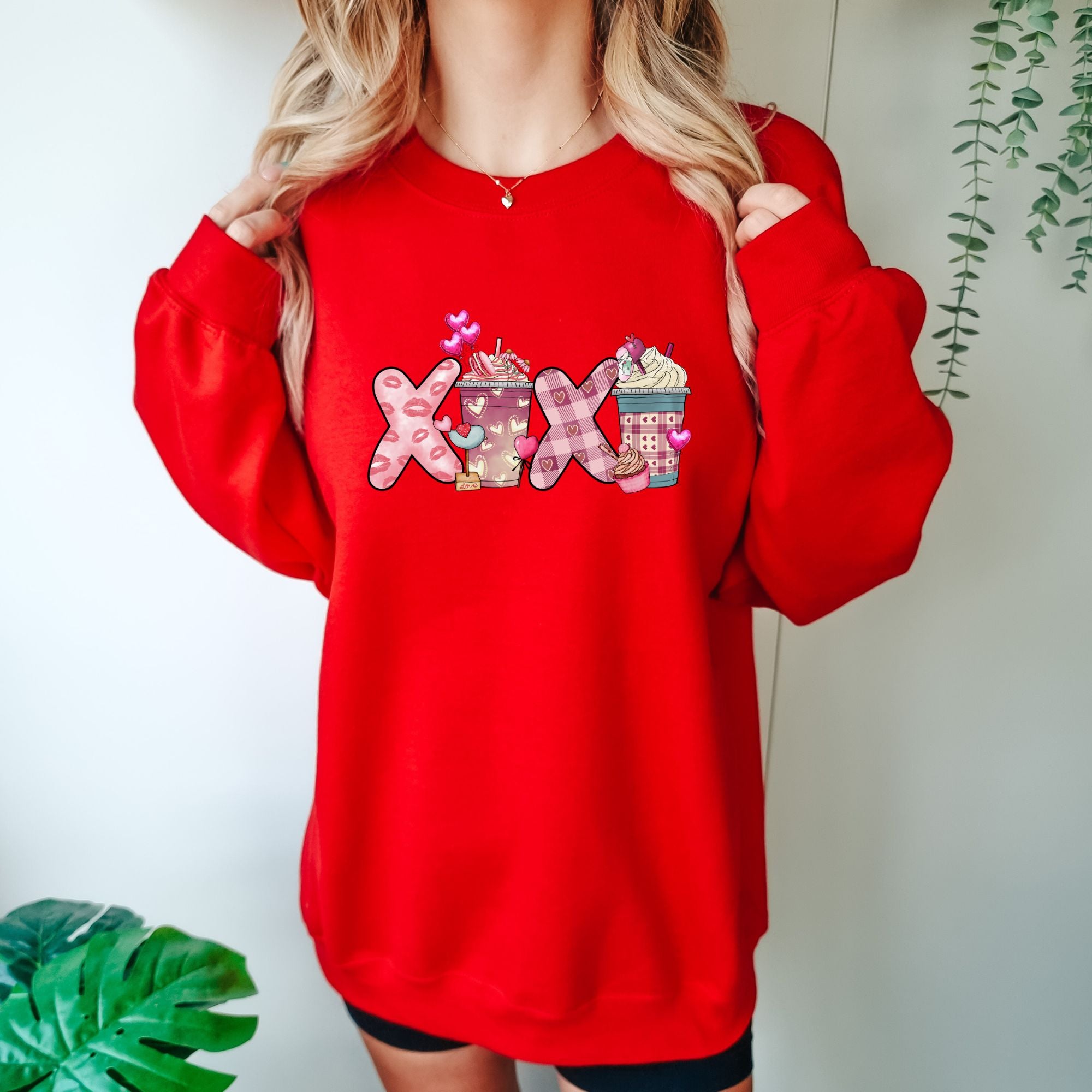 XOXO Valentine's Day Crewneck Sweatshirt