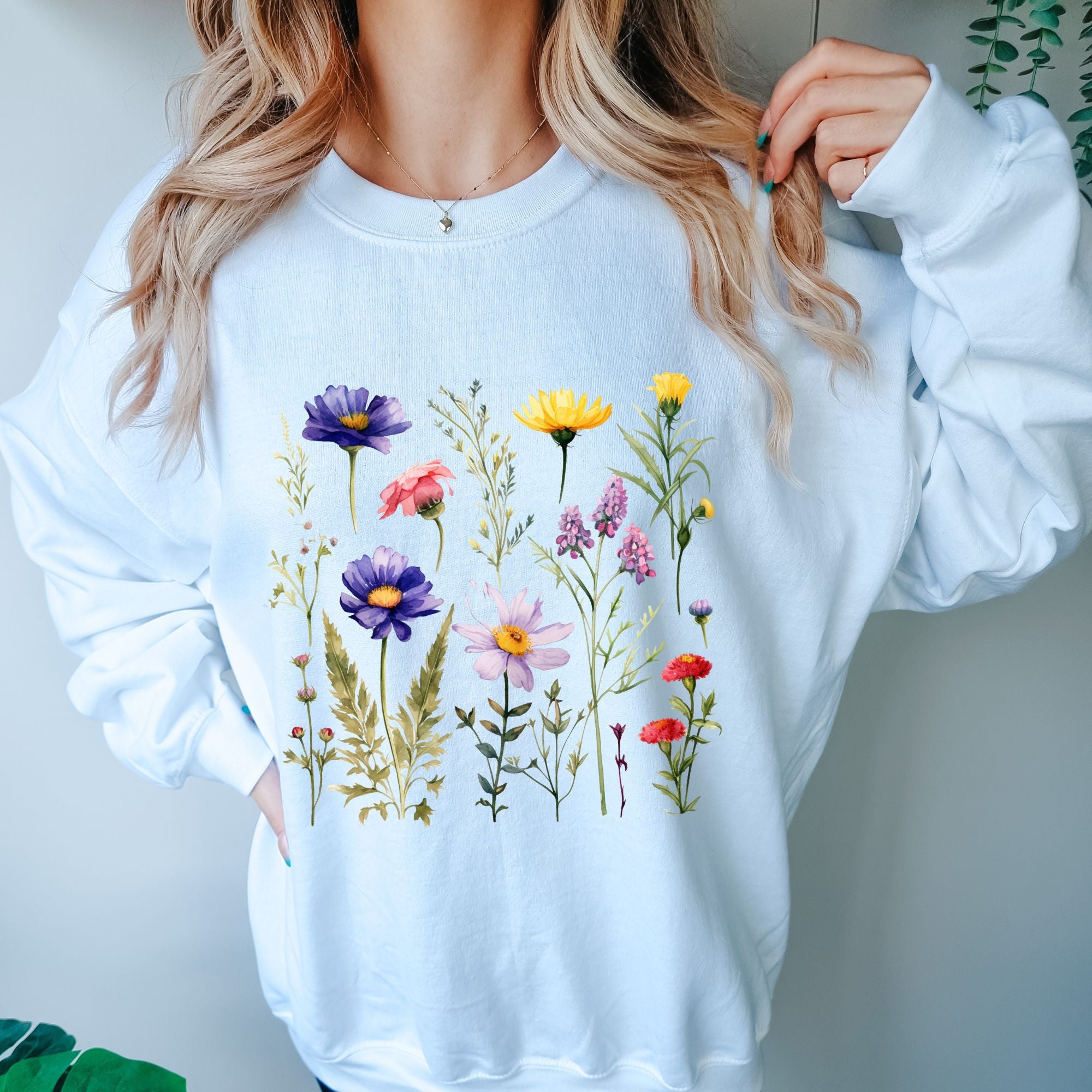 Wildflowers Crewneck Sweatshirt - 6 Colors