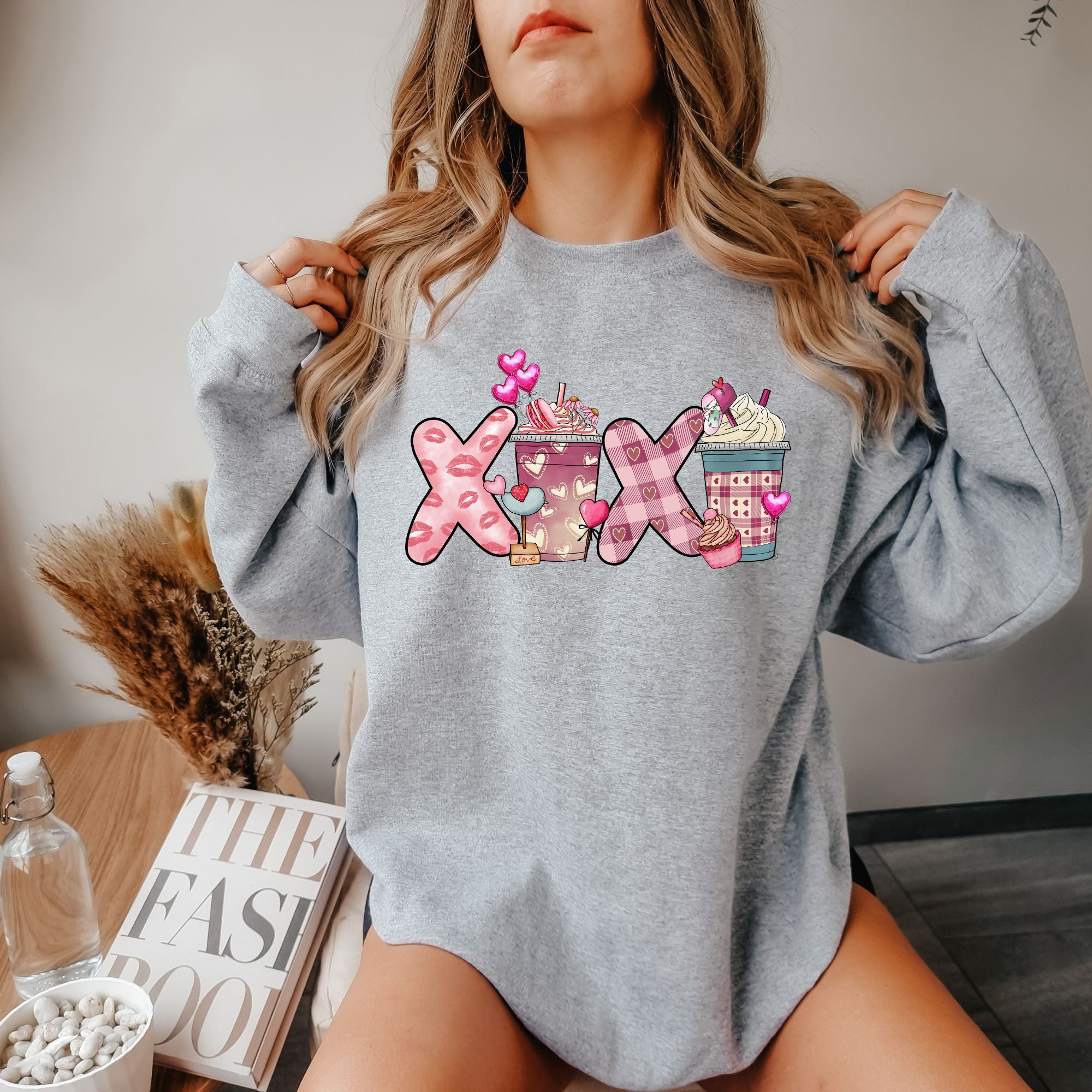 XOXO Valentine's Day Crewneck Sweatshirt