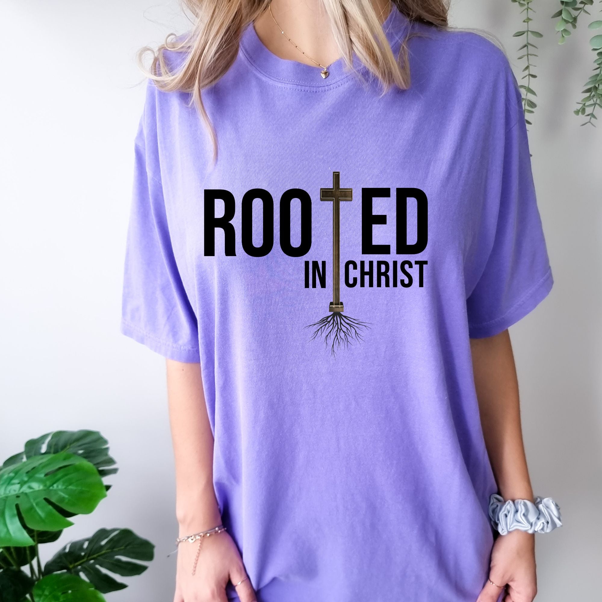 Rooted In Christ T-shirt - Bible Verse Tee