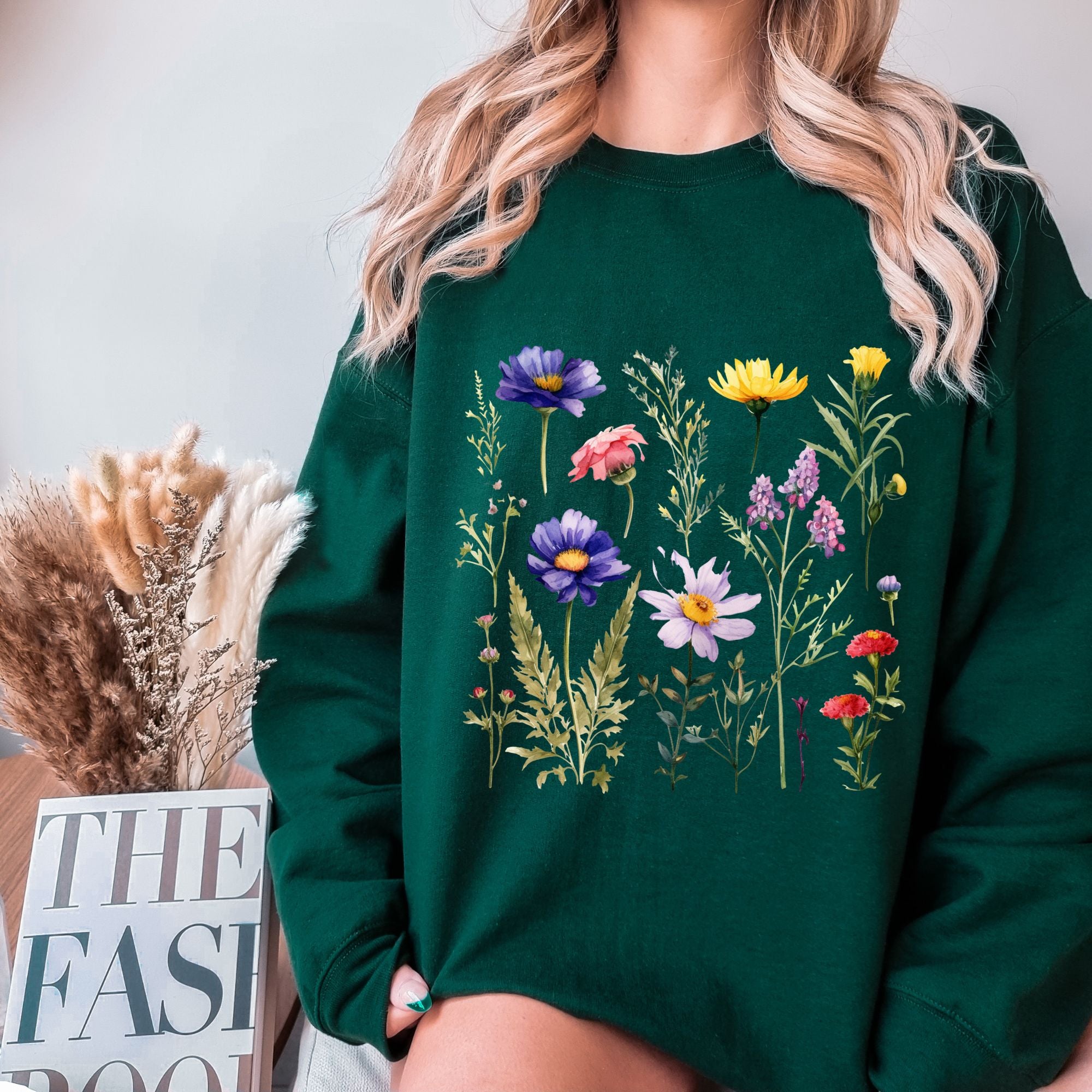 Wildflowers Crewneck Sweatshirt - 6 Colors