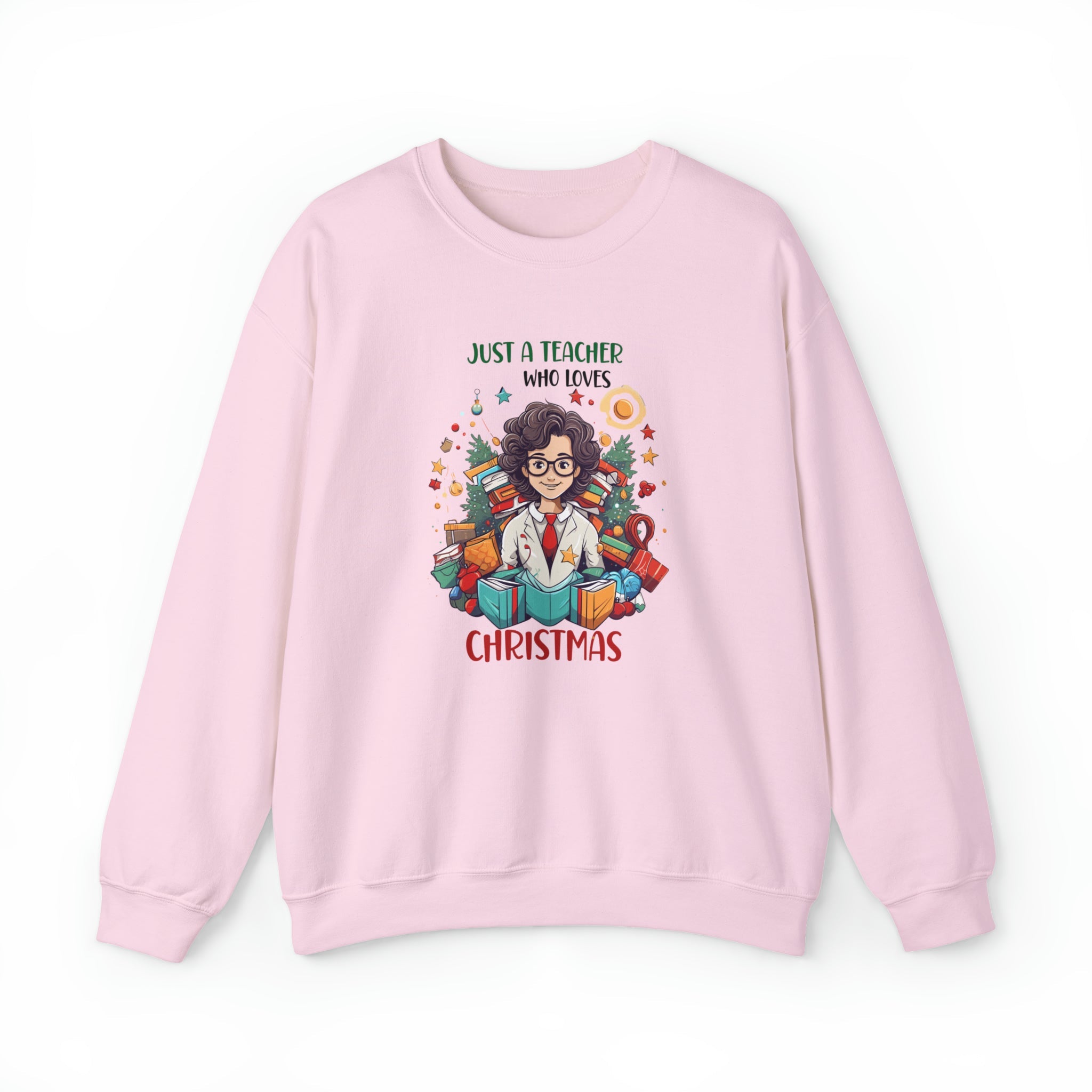 Christmas Vibes Teacher Sweatshirt - PrintMarvelsInc#