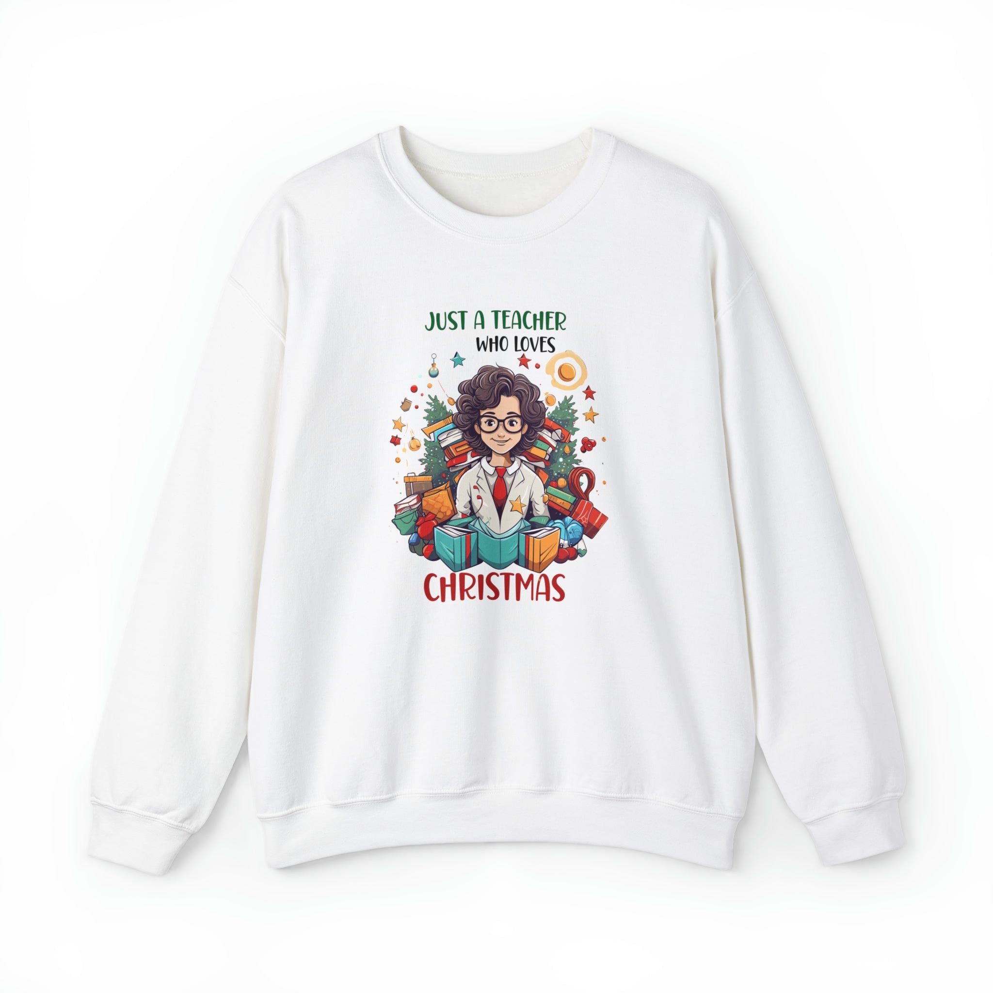 Christmas Vibes Teacher Sweatshirt - PrintMarvelsInc#