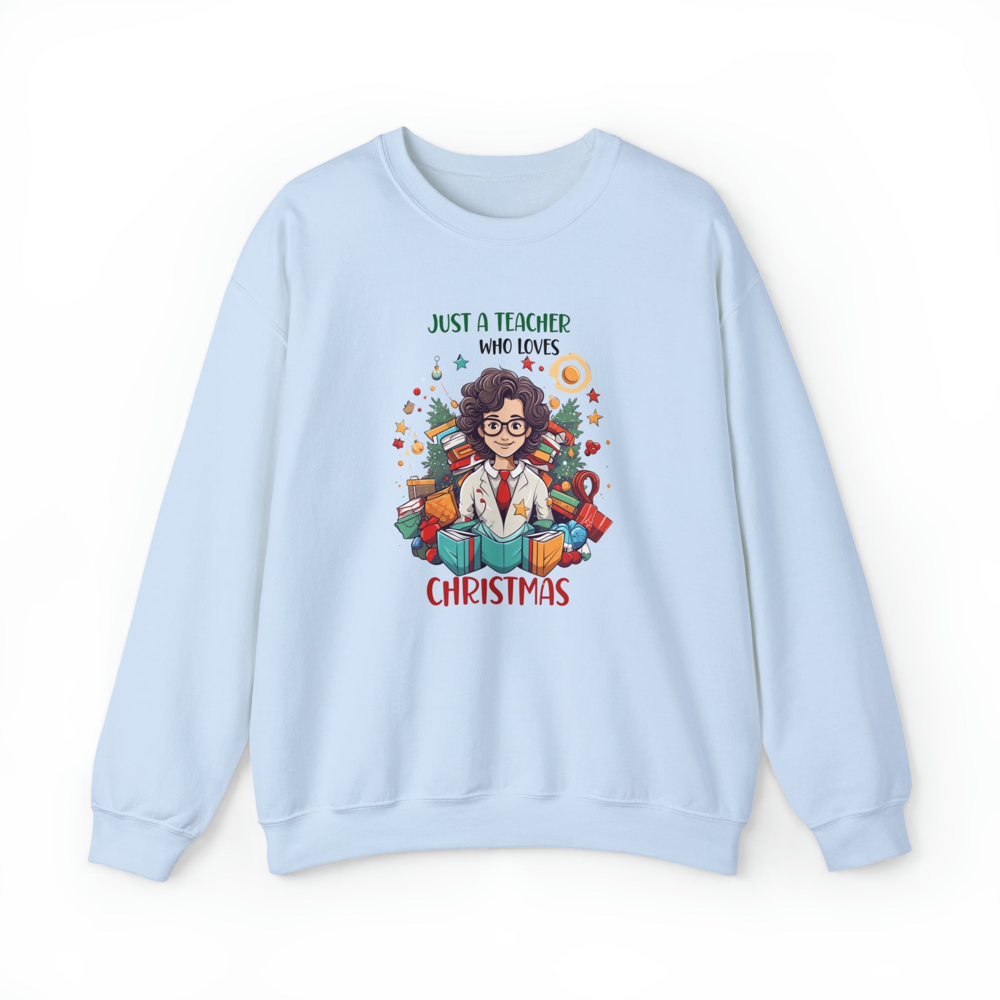 Christmas Vibes Teacher Sweatshirt - PrintMarvelsInc#