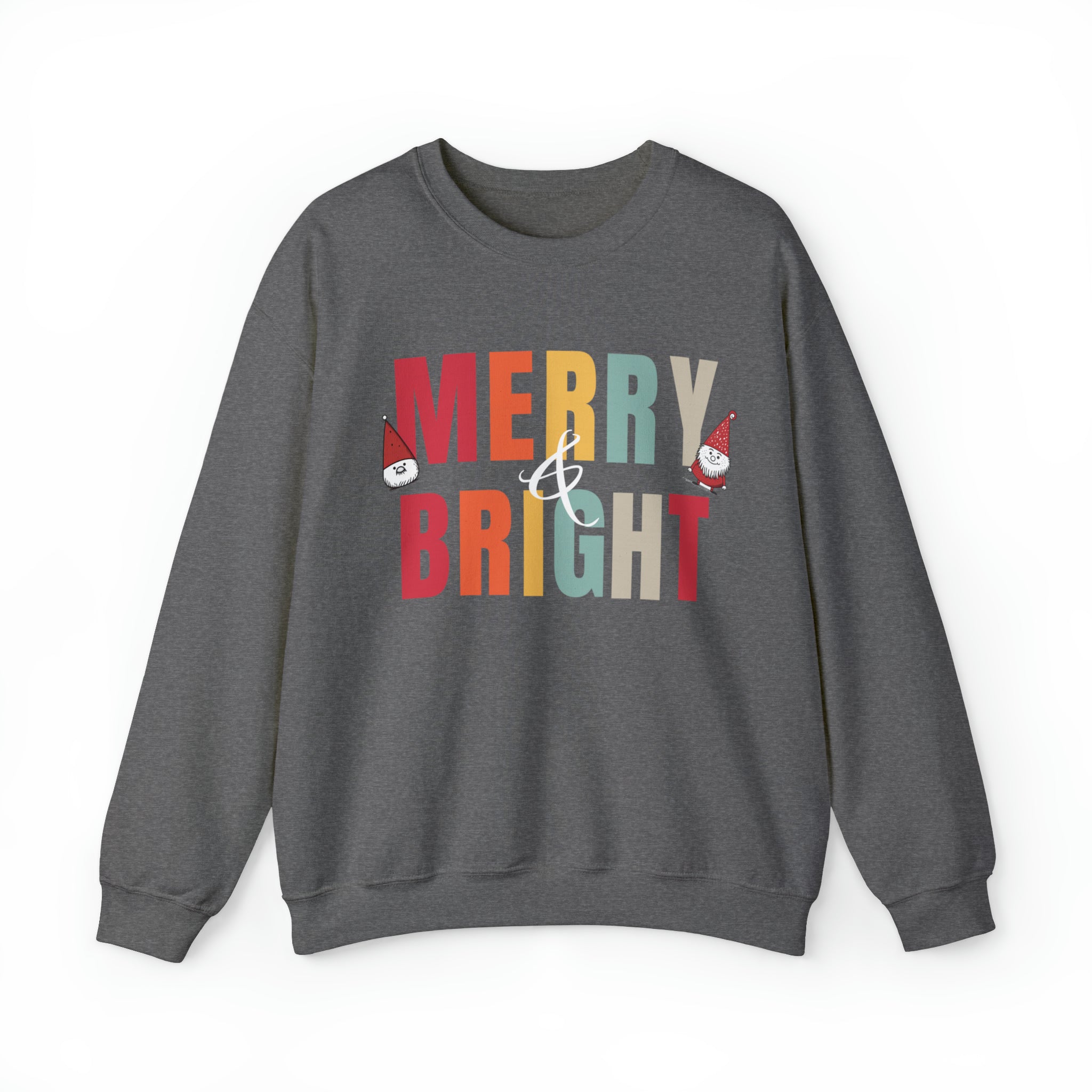 Merry and Bright Christmas Sweatshirt - PrintMarvelsInc#