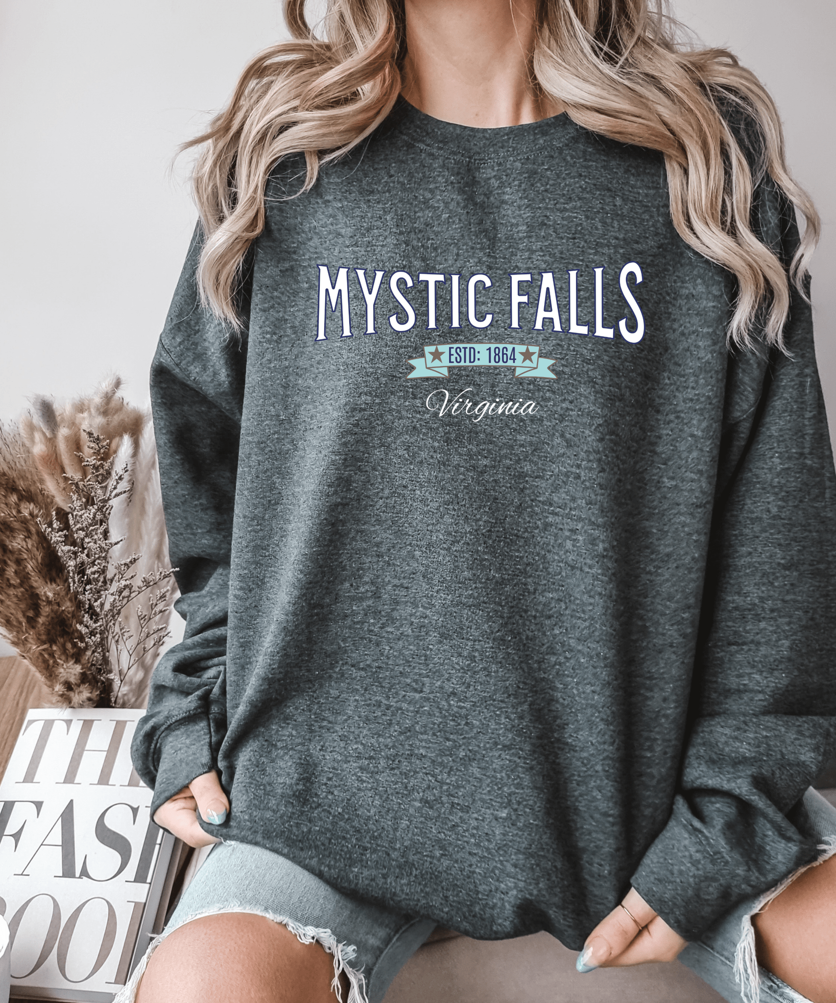 Mystic Falls Sweatshirt | Vampire Diaries - PrintMarvelsInc#