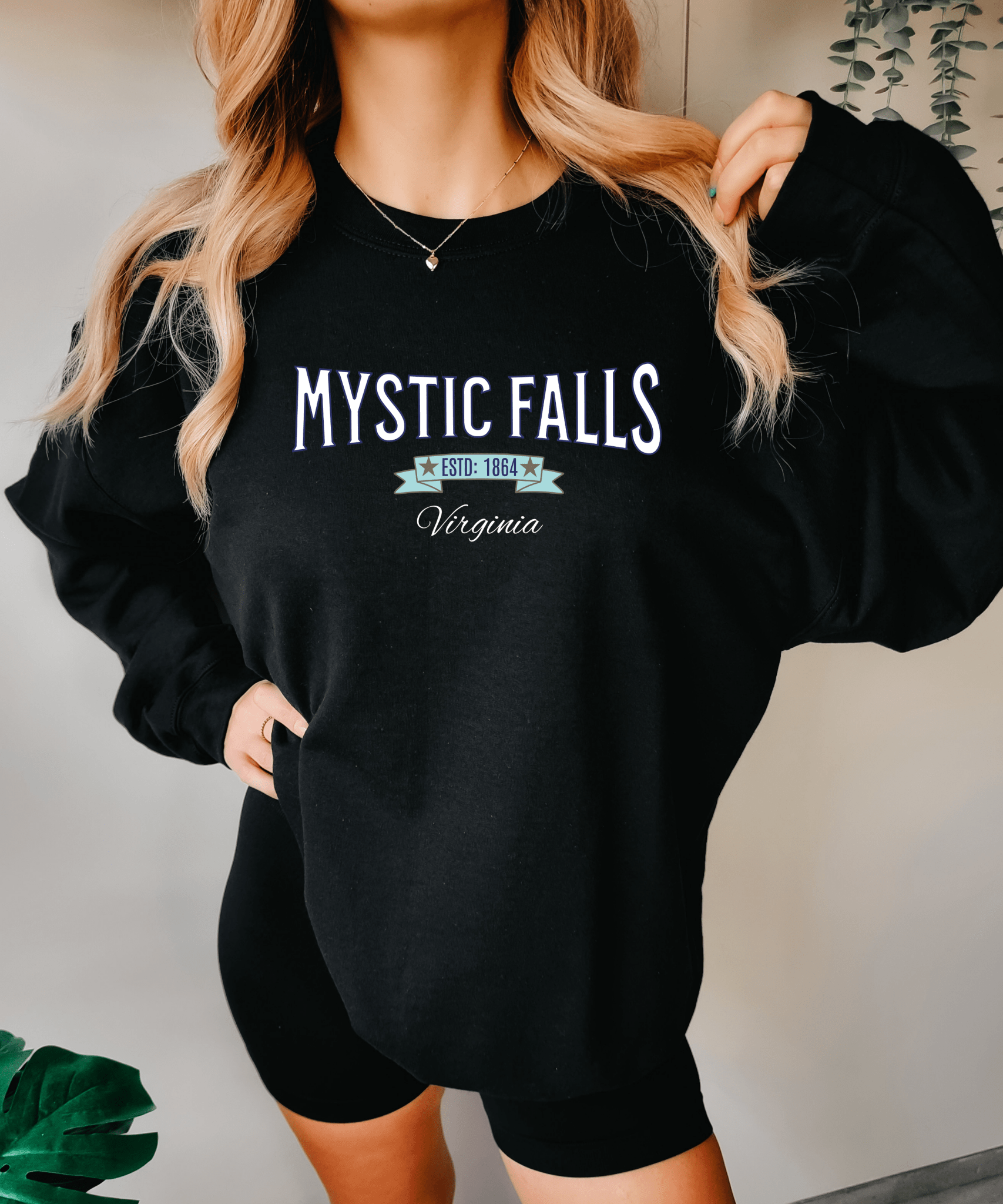 Mystic Falls Sweatshirt | Vampire Diaries - PrintMarvelsInc#