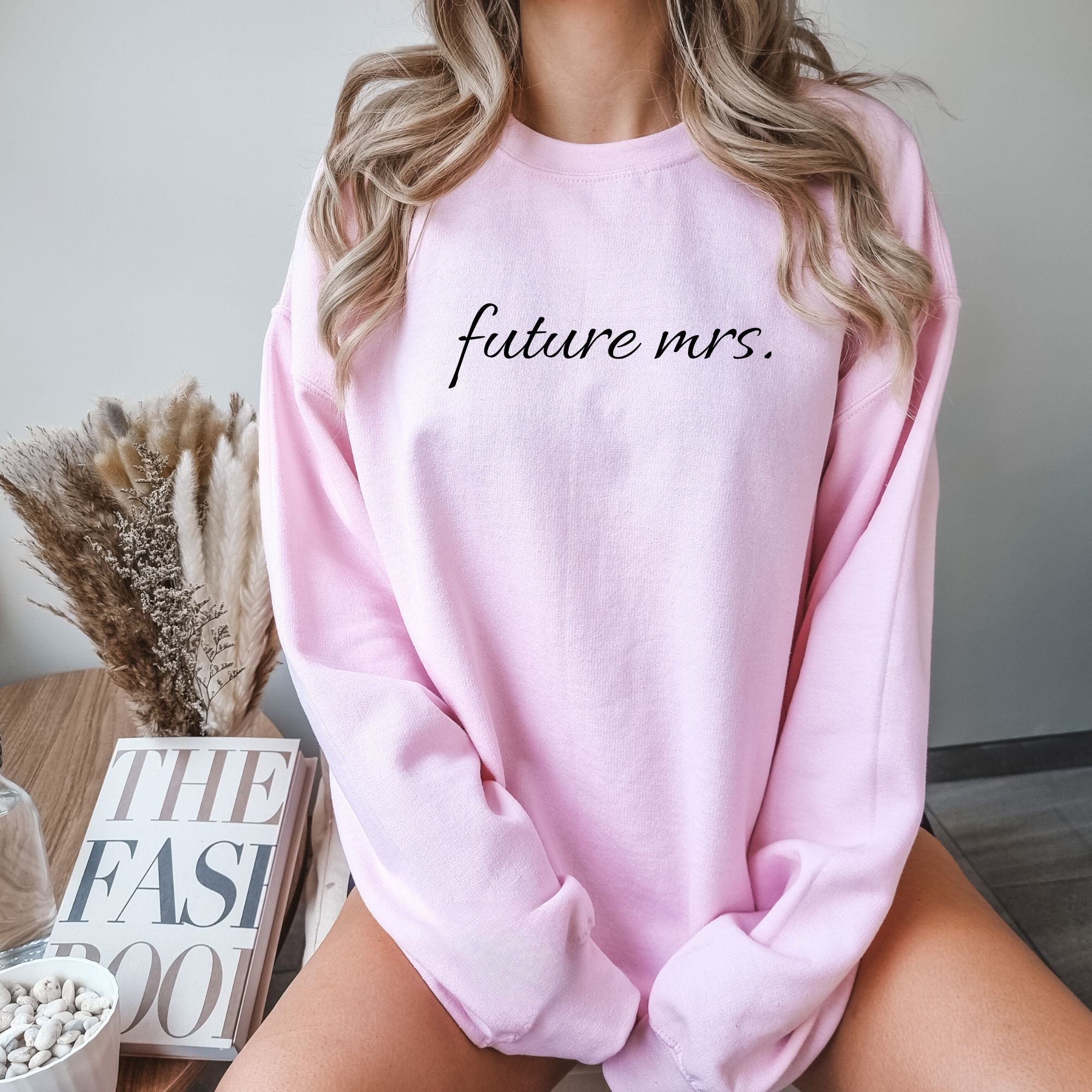 Personalized Future Mrs. Name Sweatshirt - With - PrintMarvelsInc#