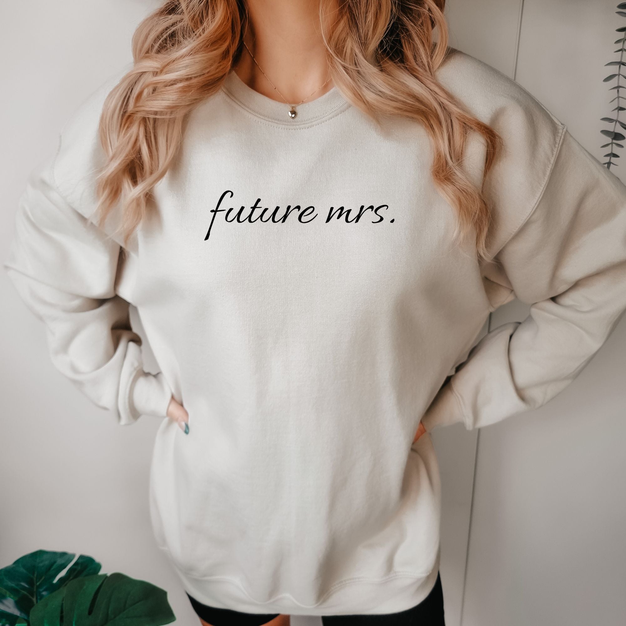 Personalized Future Mrs. Name Sweatshirt - With - PrintMarvelsInc#