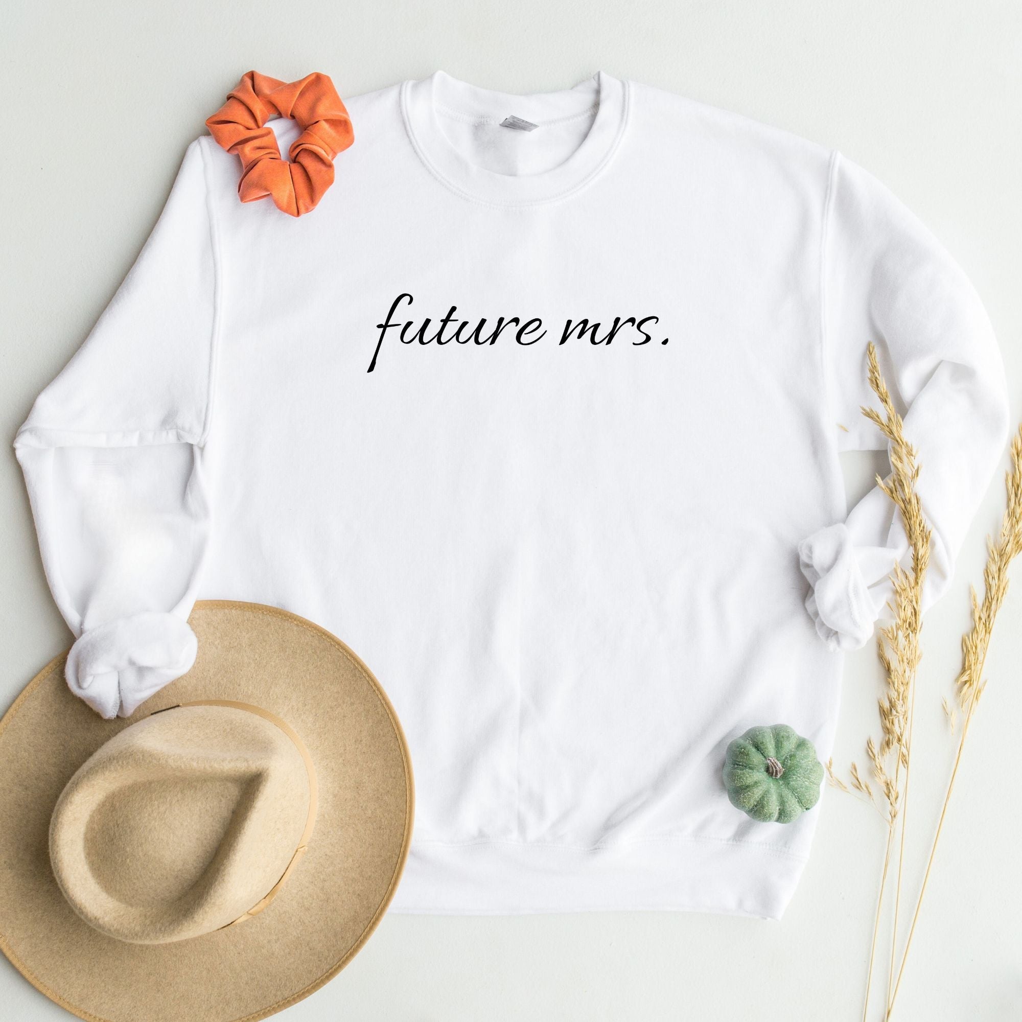 Personalized Future Mrs. Name Sweatshirt - With - PrintMarvelsInc#