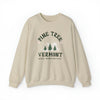 Pine Tree Vermont Crewneck Sweatshirt - PrintMarvelsInc#