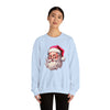 Retro Pink Santa Crewneck Sweatshirt - PrintMarvelsInc#